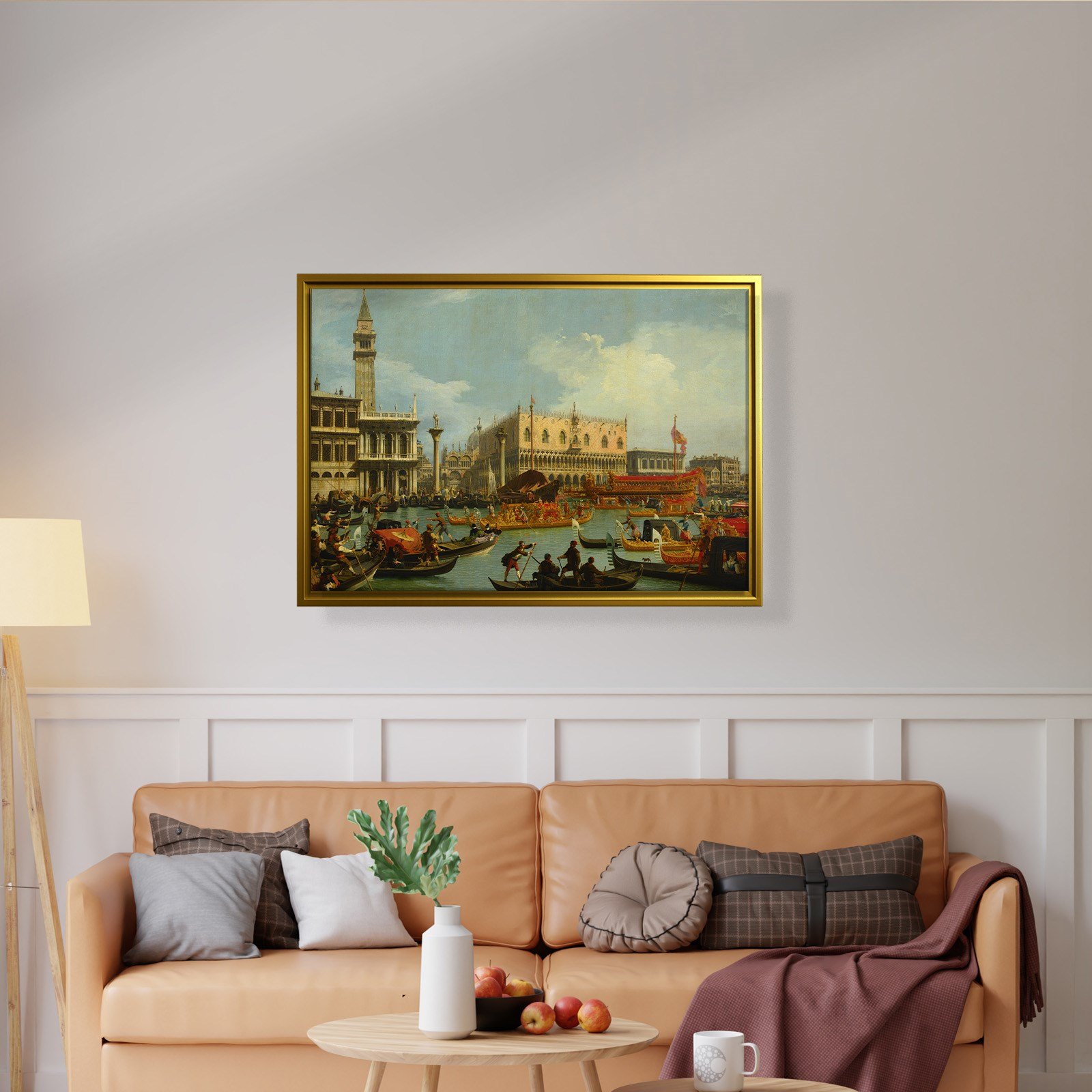 Canaletto – Venedik Bucentaur Kanvas Tablo