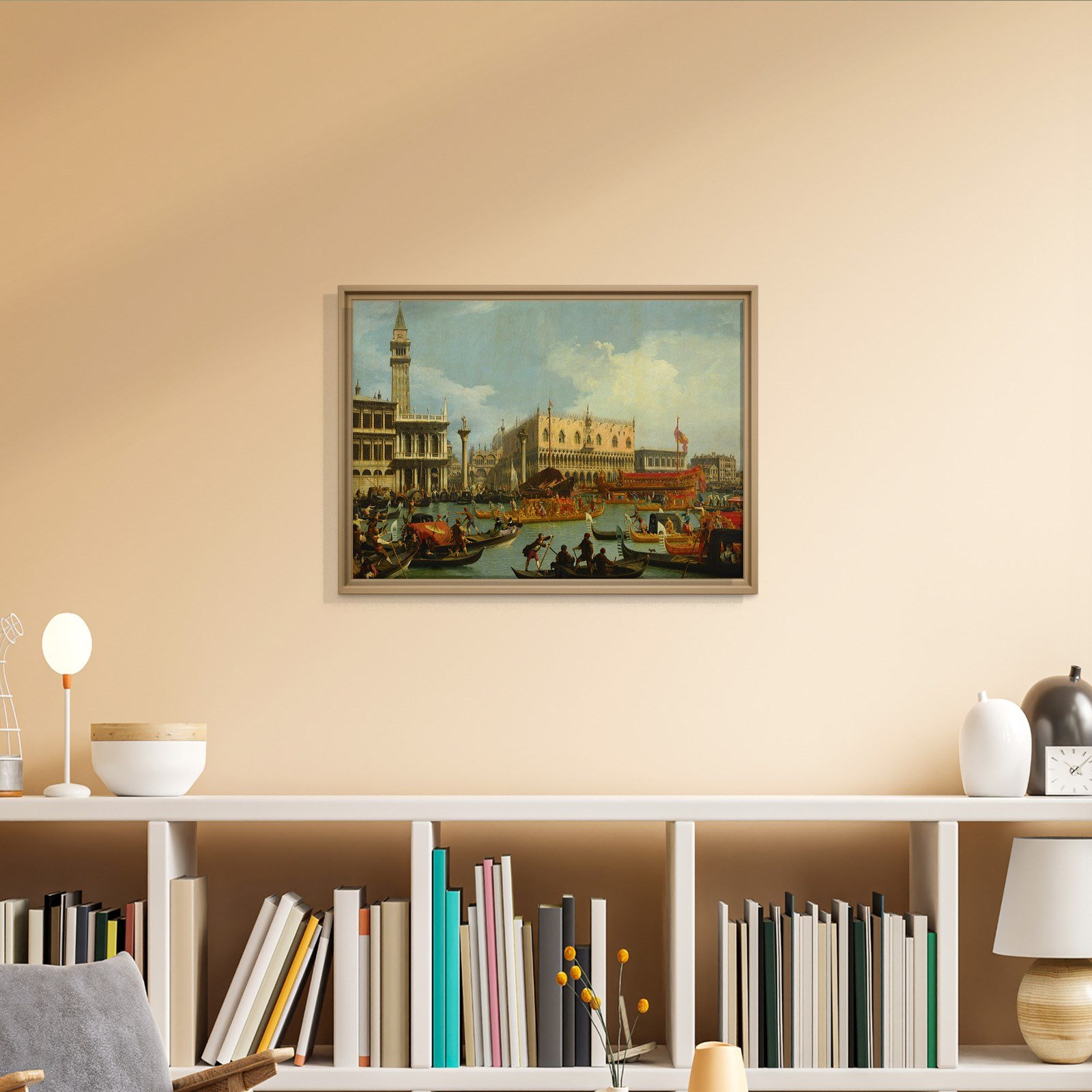 Canaletto – Venedik Bucentaur Kanvas Tablo
