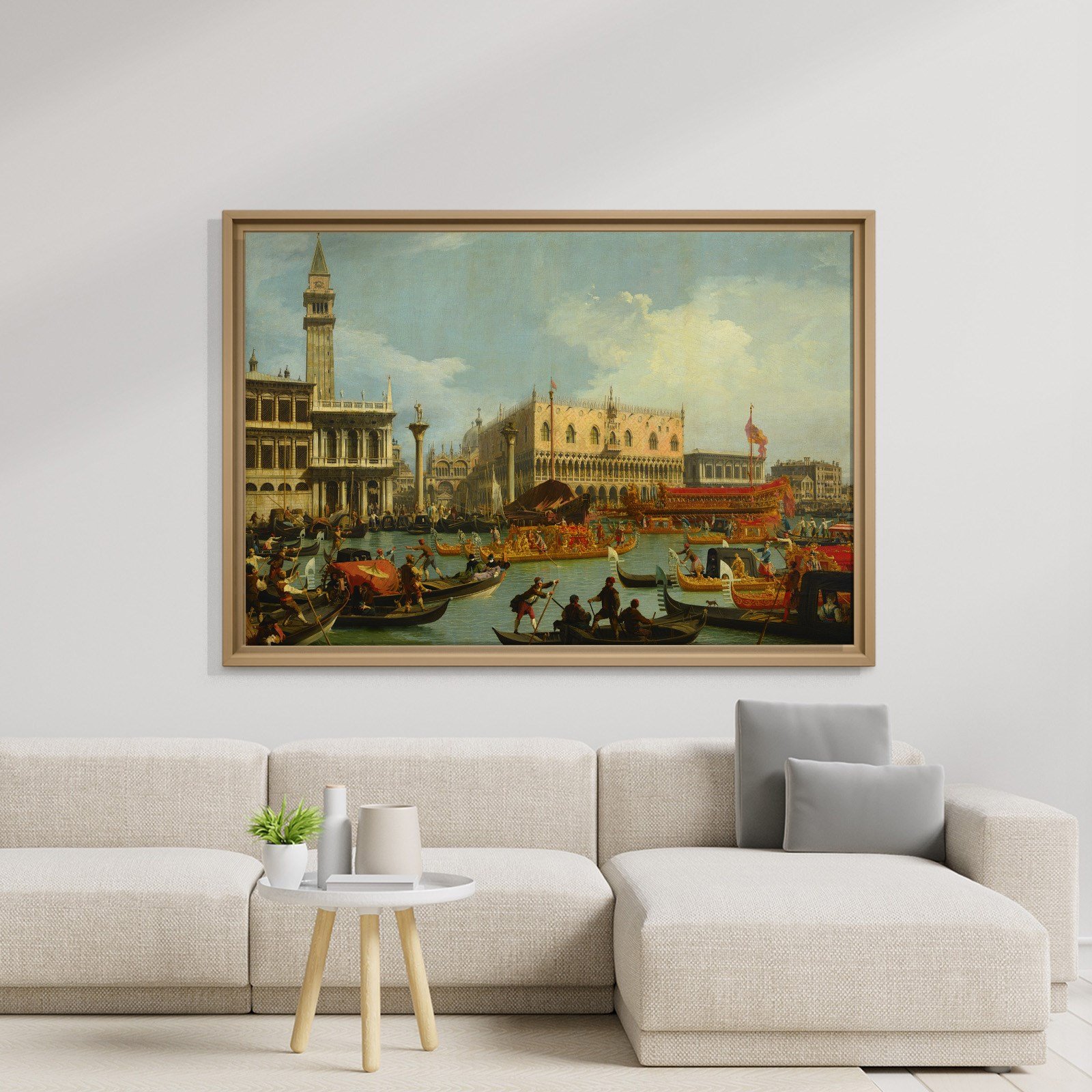 Canaletto – Venedik Bucentaur Kanvas Tablo