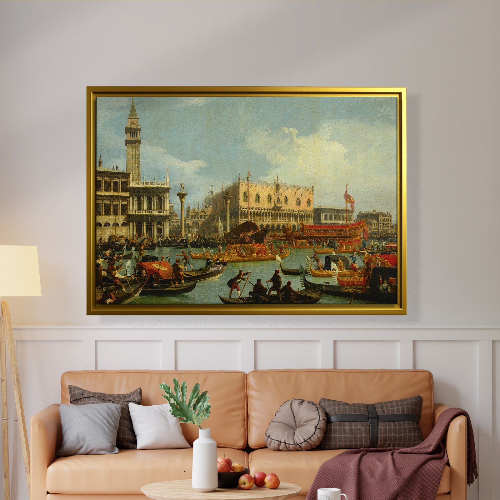 Canaletto – Venedik Bucentaur Kanvas Tablo