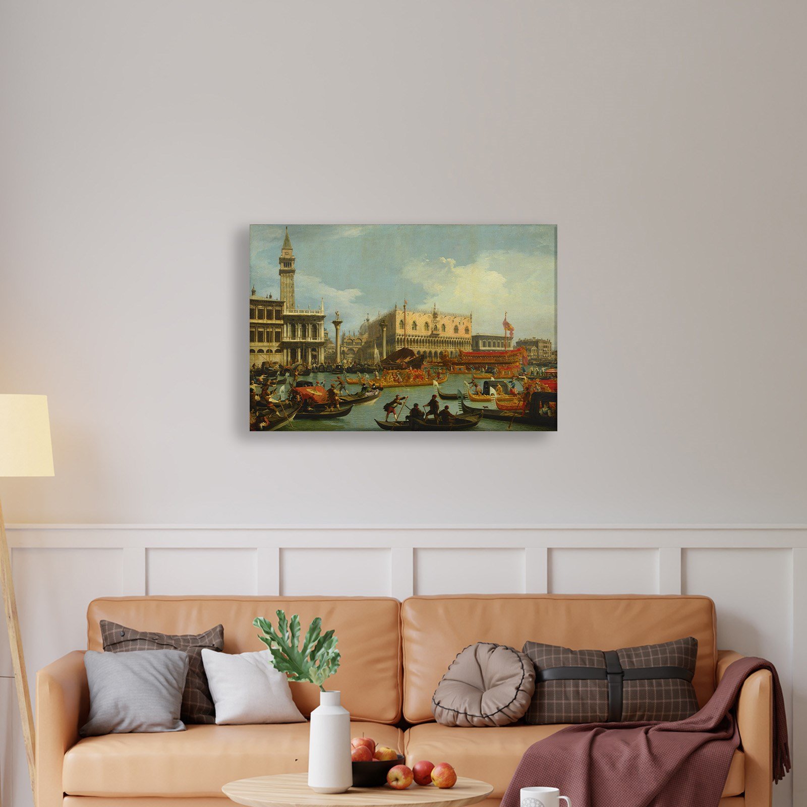 Canaletto – Venedik Bucentaur Kanvas Tablo