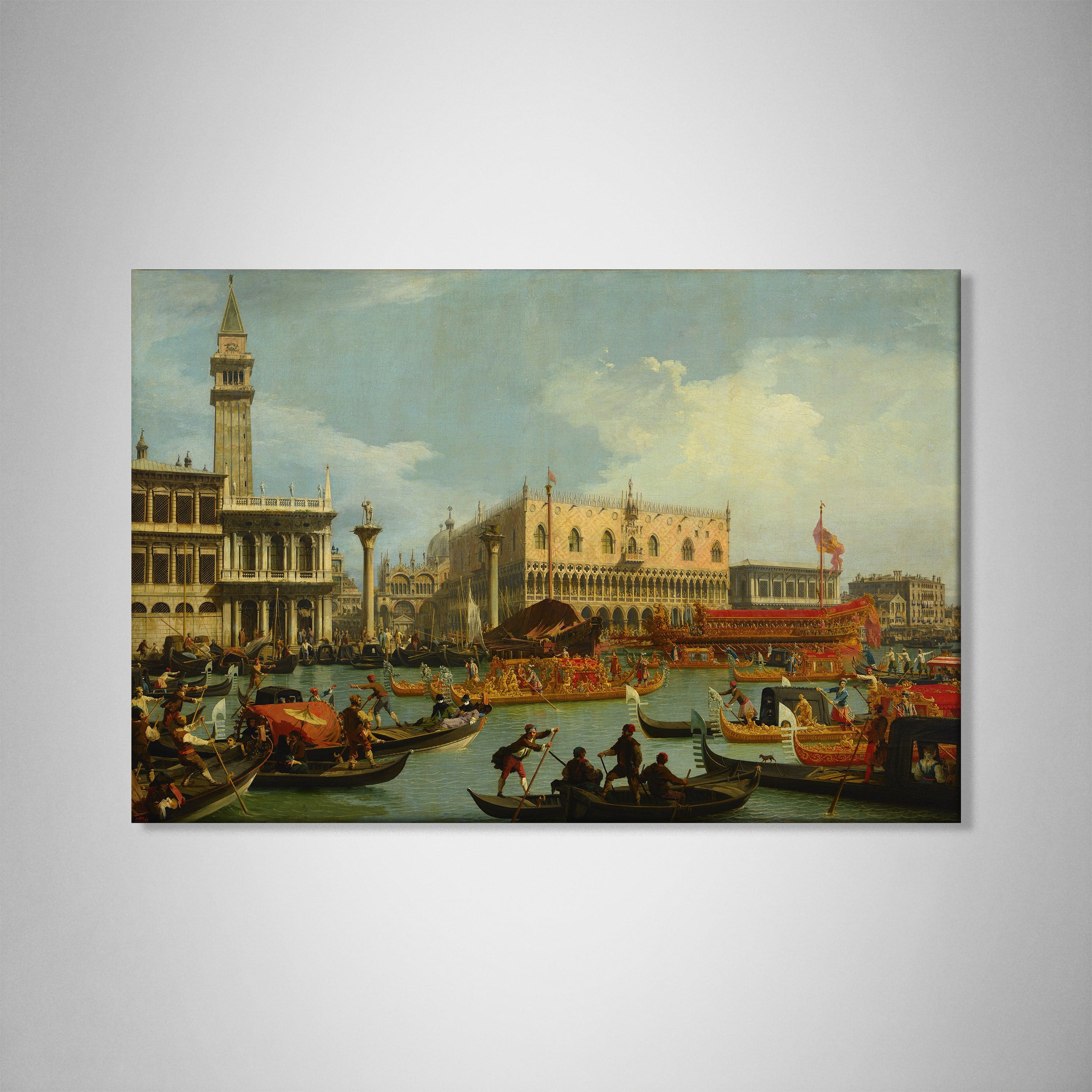 Canaletto – Venedik Bucentaur Kanvas Tablo