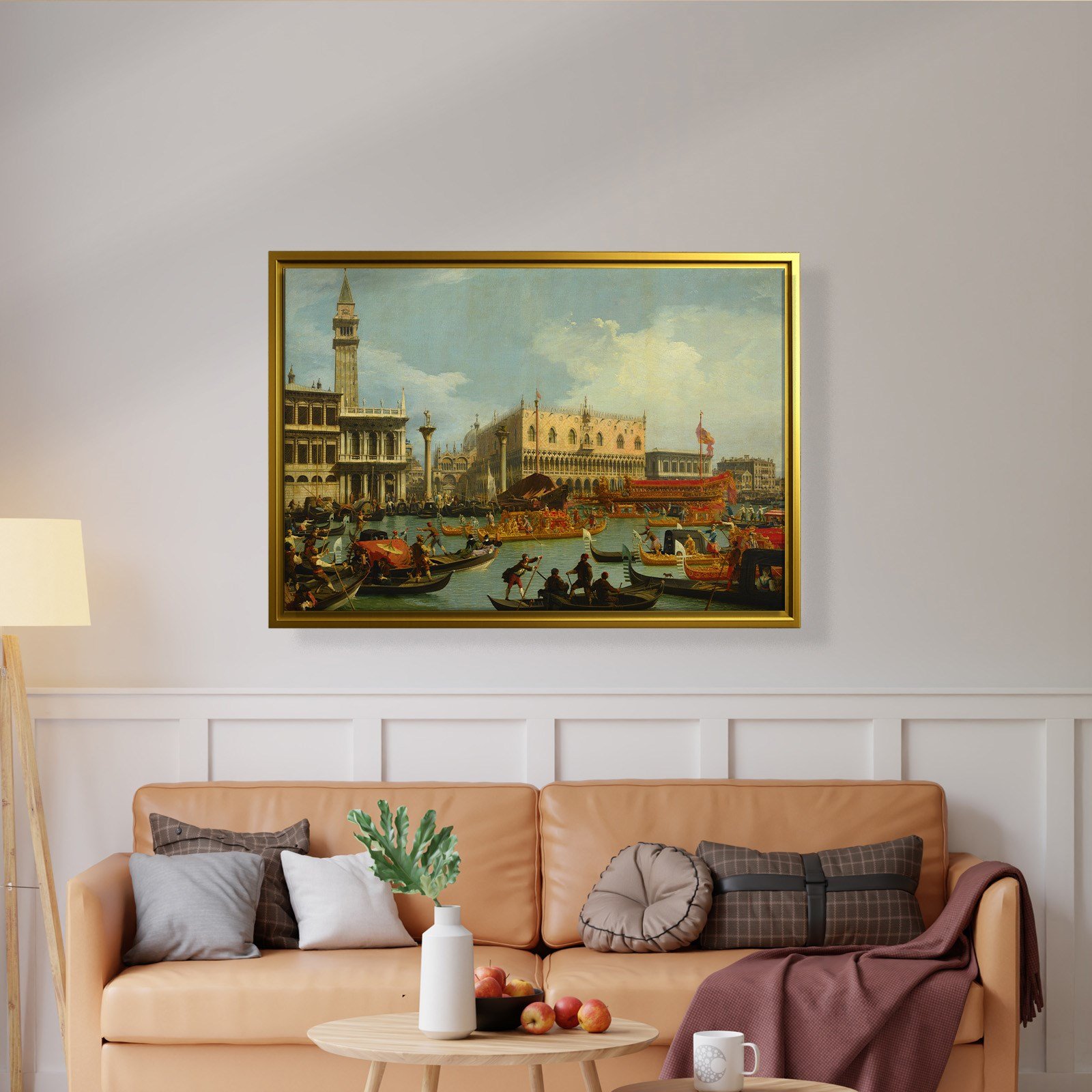 Canaletto – Venedik Bucentaur Kanvas Tablo