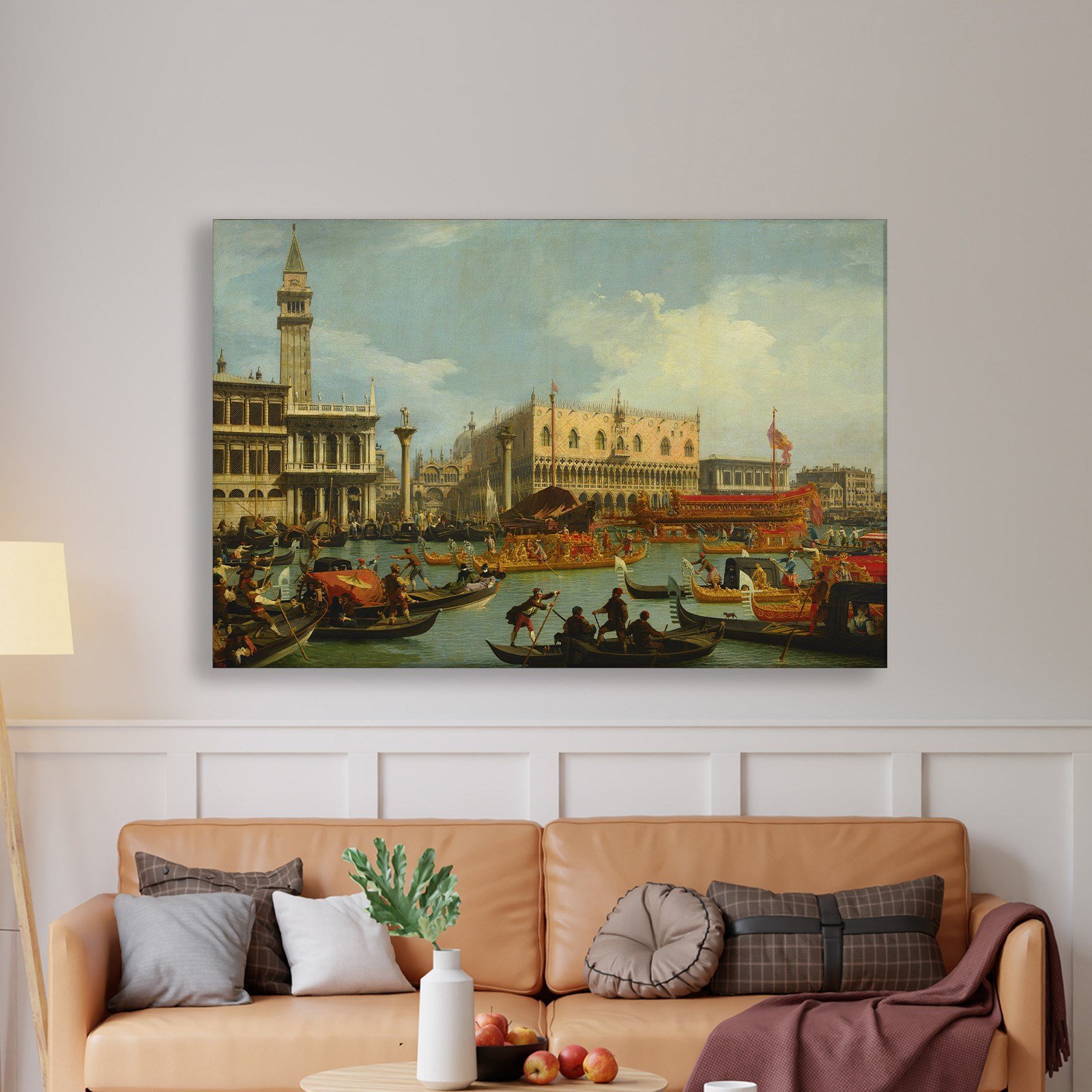Canaletto – Venedik Bucentaur Kanvas Tablo