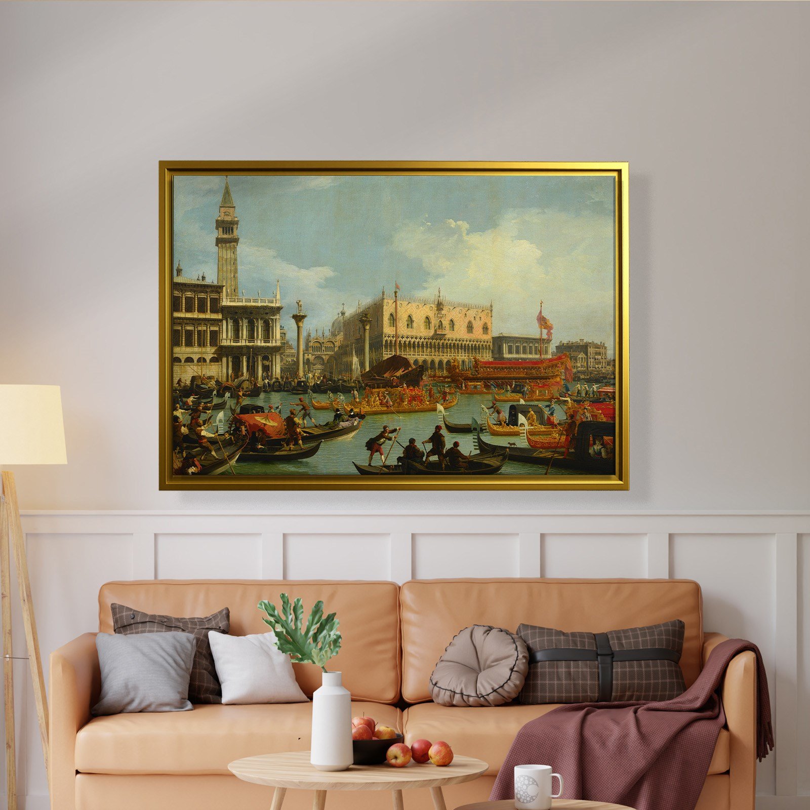 Canaletto – Venedik Bucentaur Kanvas Tablo
