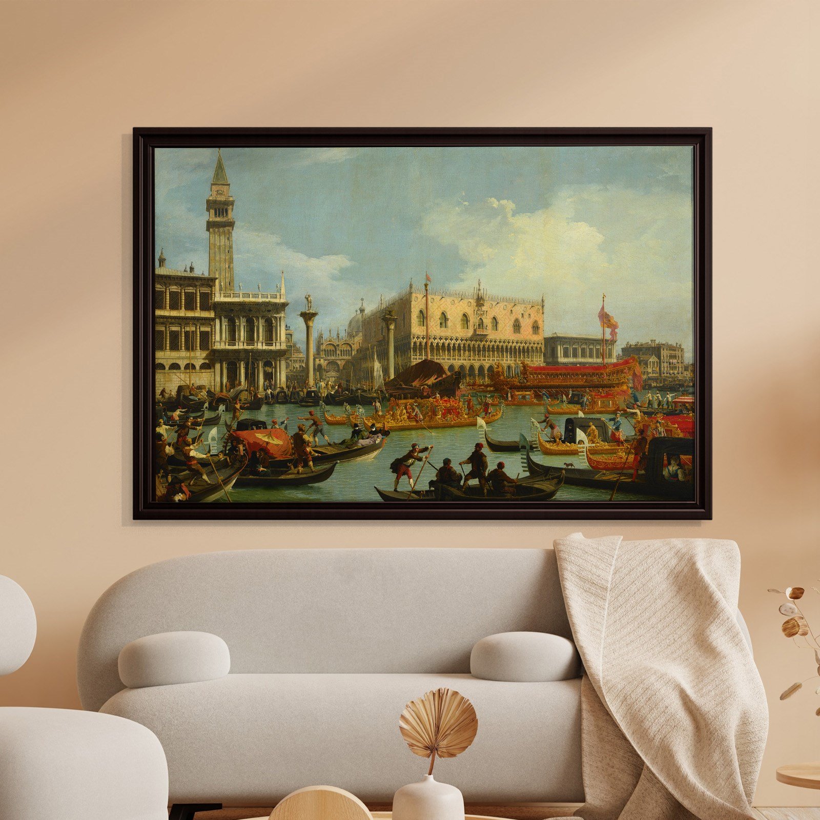Canaletto – Venedik Bucentaur Kanvas Tablo