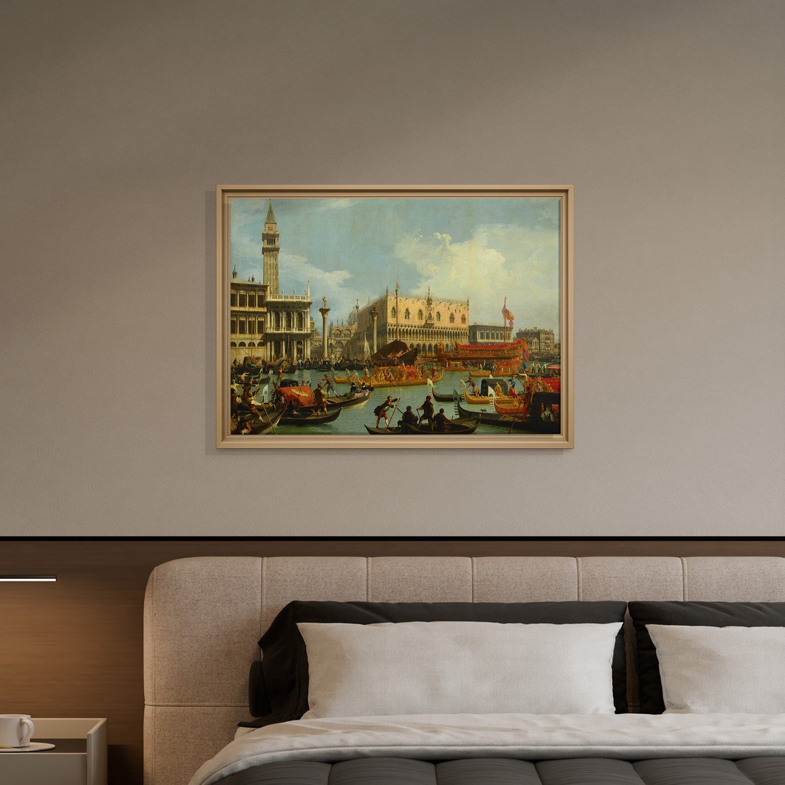 Canaletto – Venedik Bucentaur Kanvas Tablo
