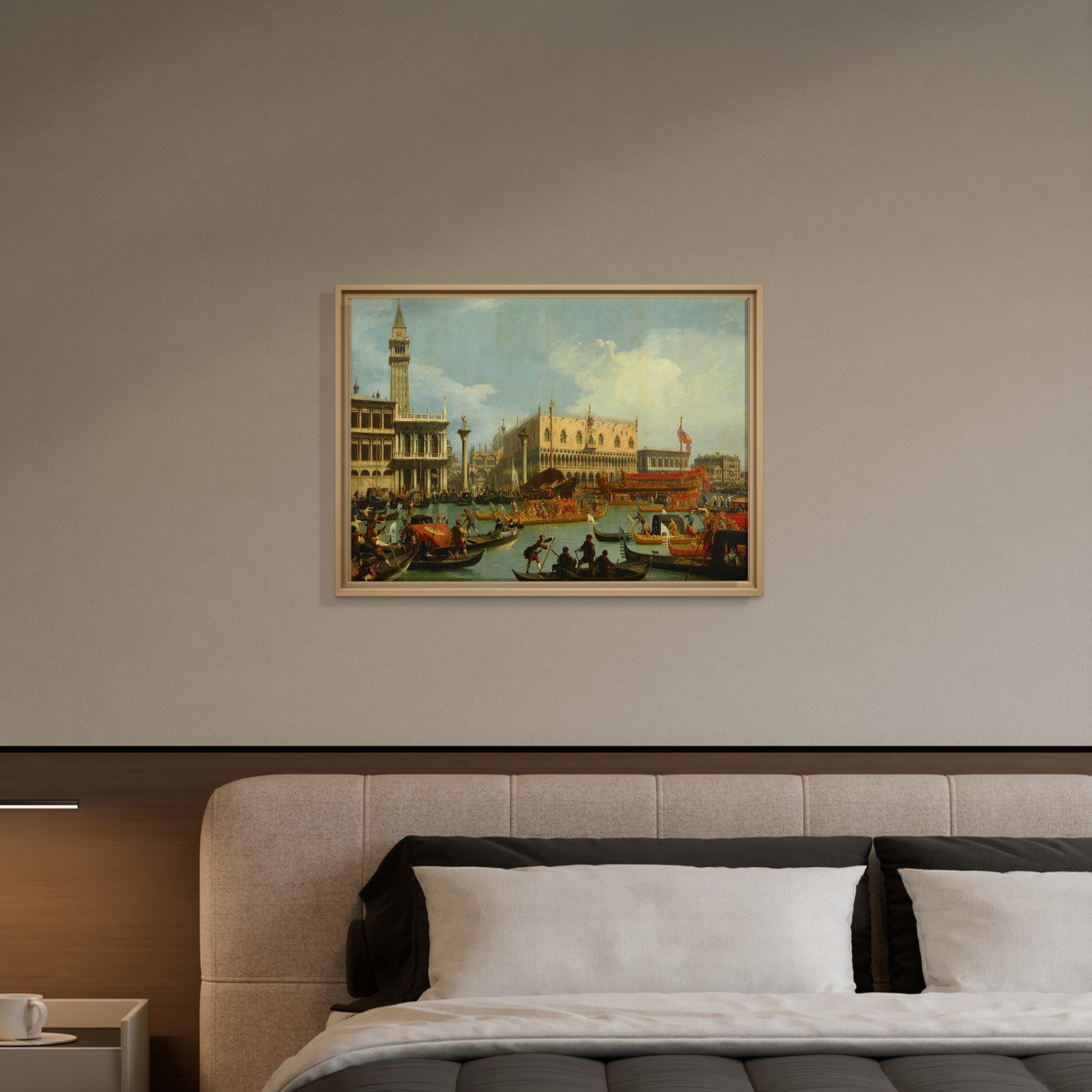 Canaletto – Venedik Bucentaur Kanvas Tablo