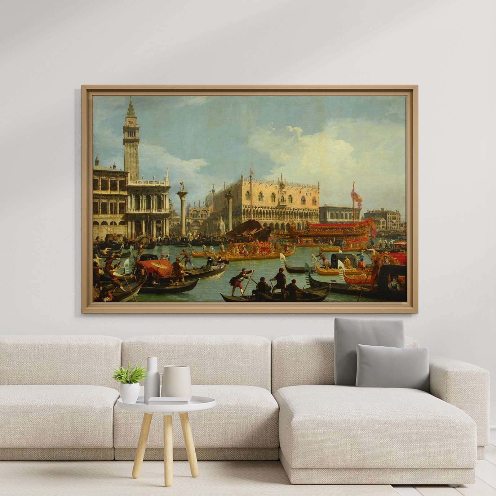 Canaletto – Venedik Bucentaur Kanvas Tablo