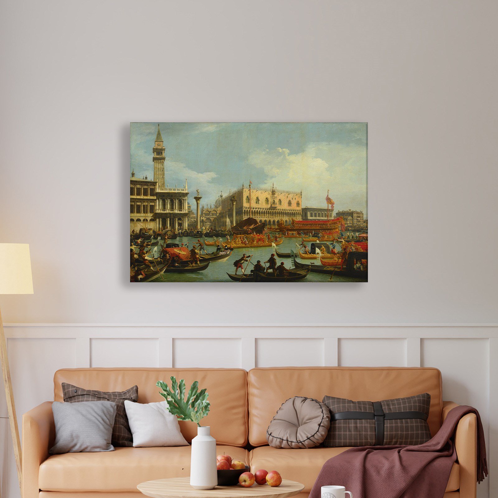Canaletto – Venedik Bucentaur Kanvas Tablo
