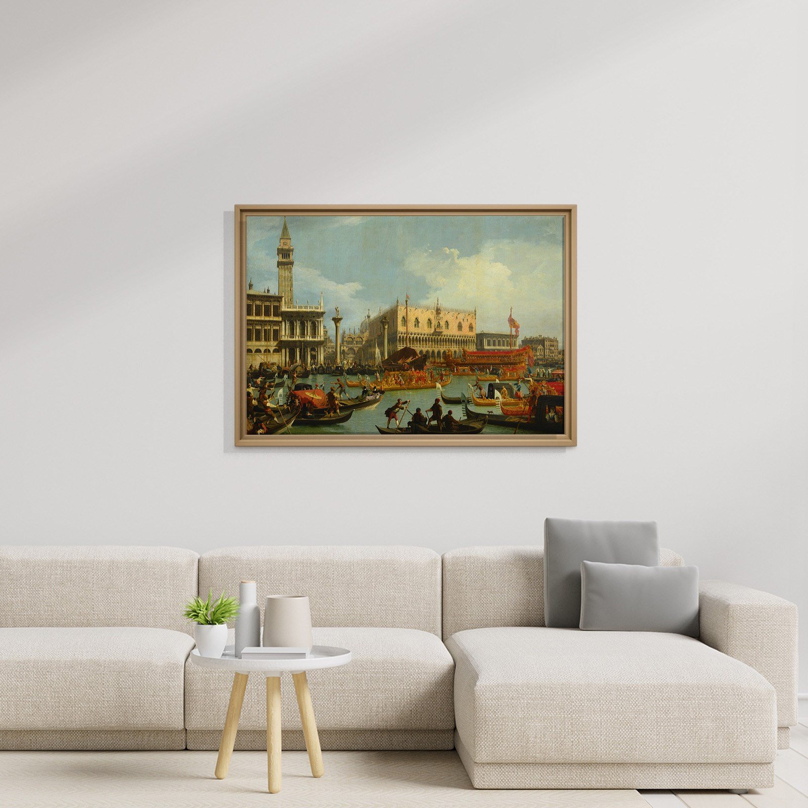 Canaletto – Venedik Bucentaur Kanvas Tablo