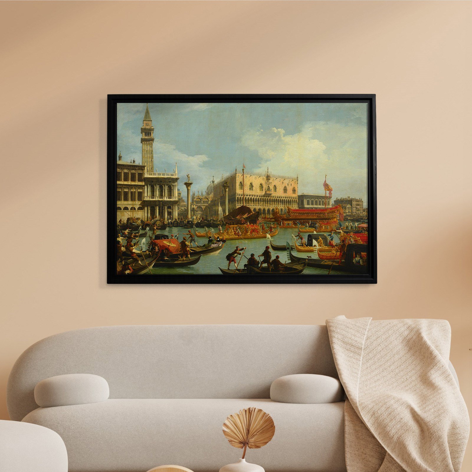 Canaletto – Venedik Bucentaur Kanvas Tablo
