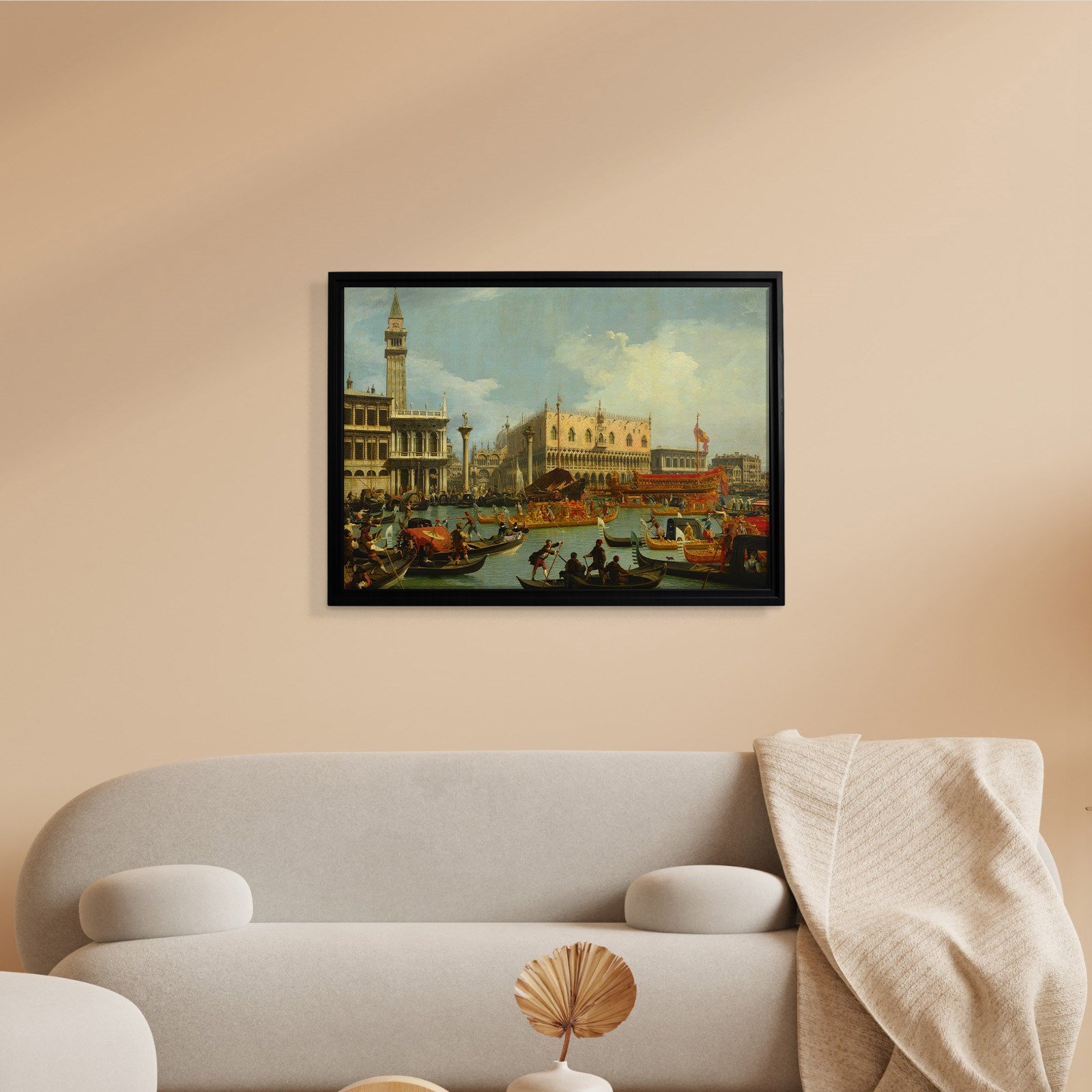 Canaletto – Venedik Bucentaur Kanvas Tablo