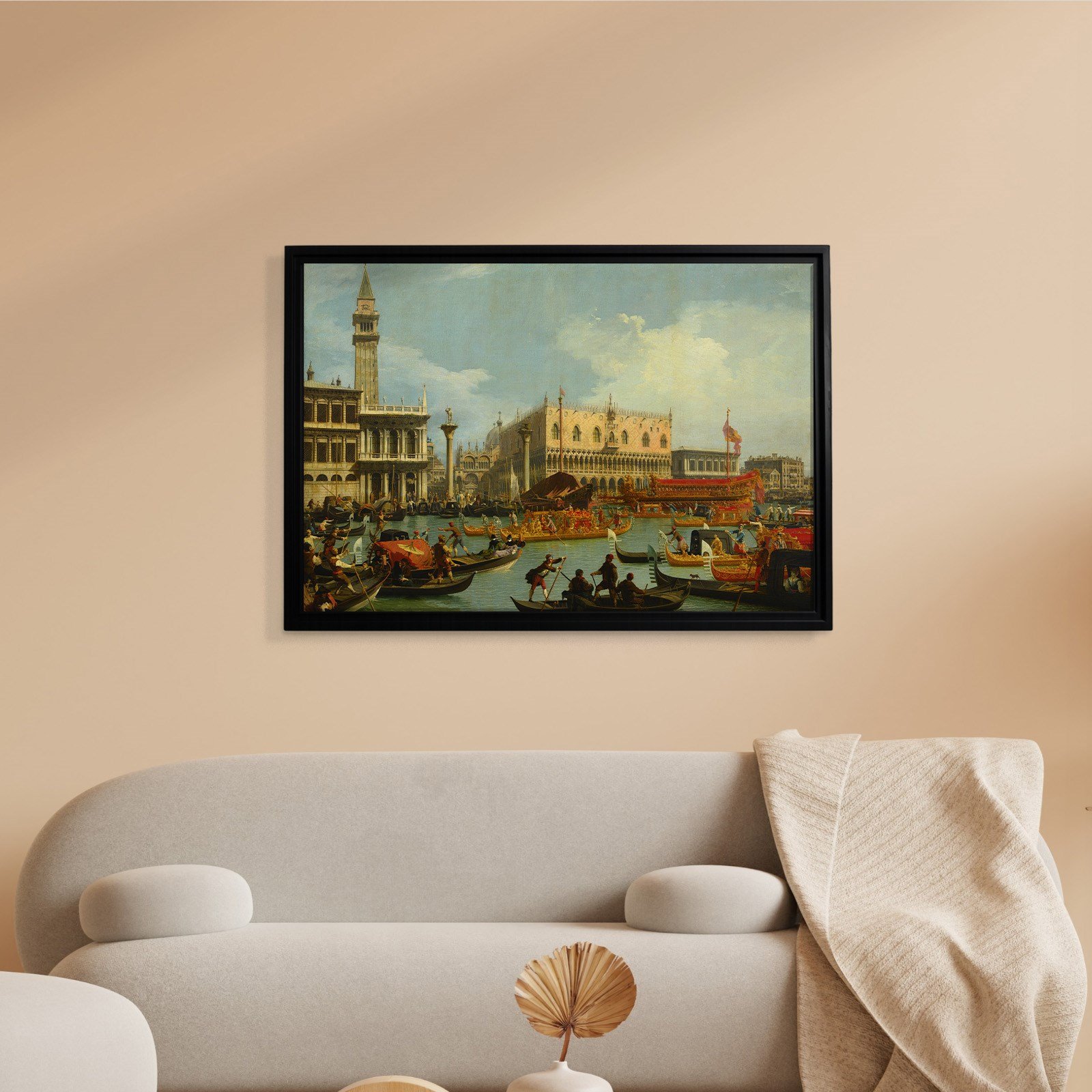 Canaletto – Venedik Bucentaur Kanvas Tablo