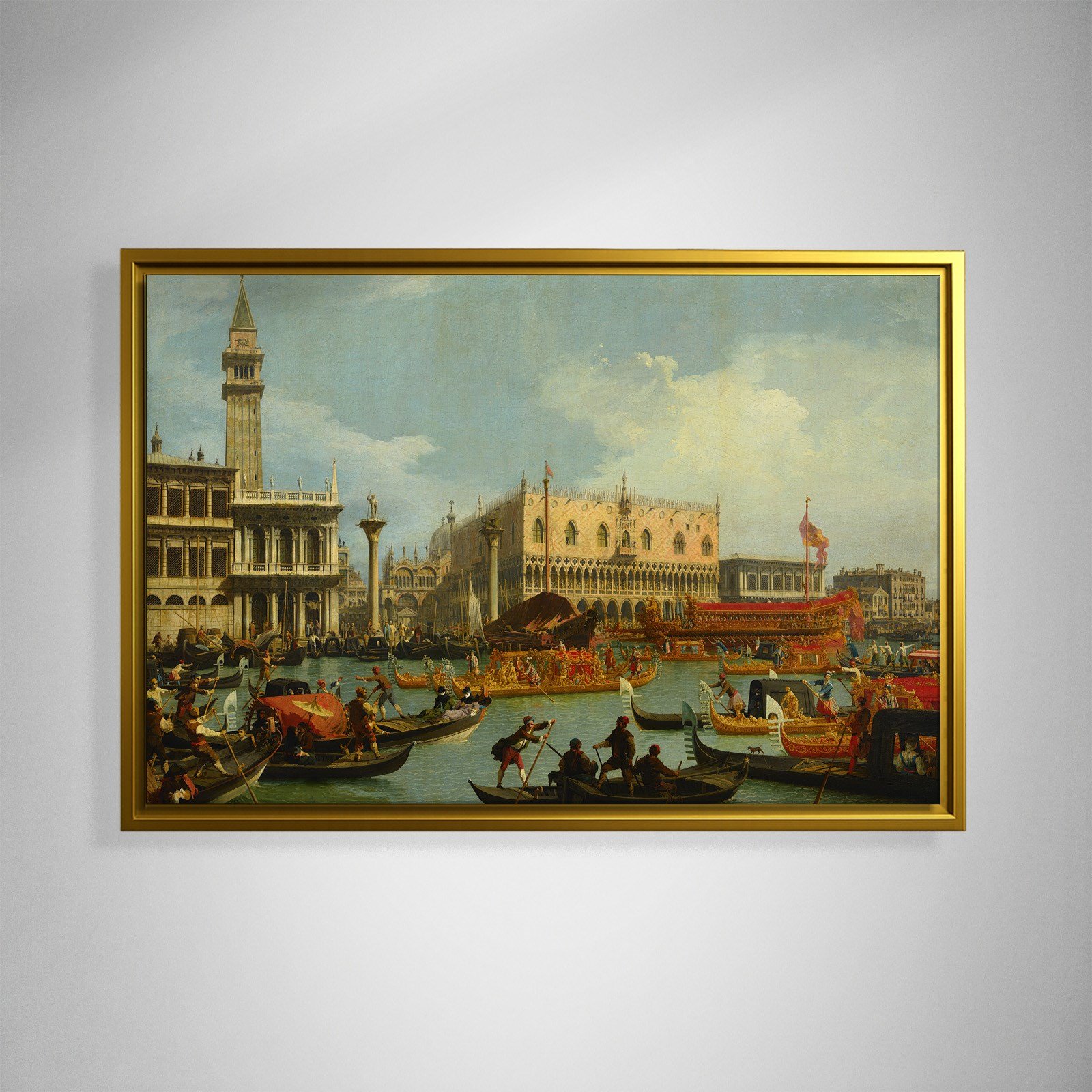 Canaletto – Venedik Bucentaur Kanvas Tablo