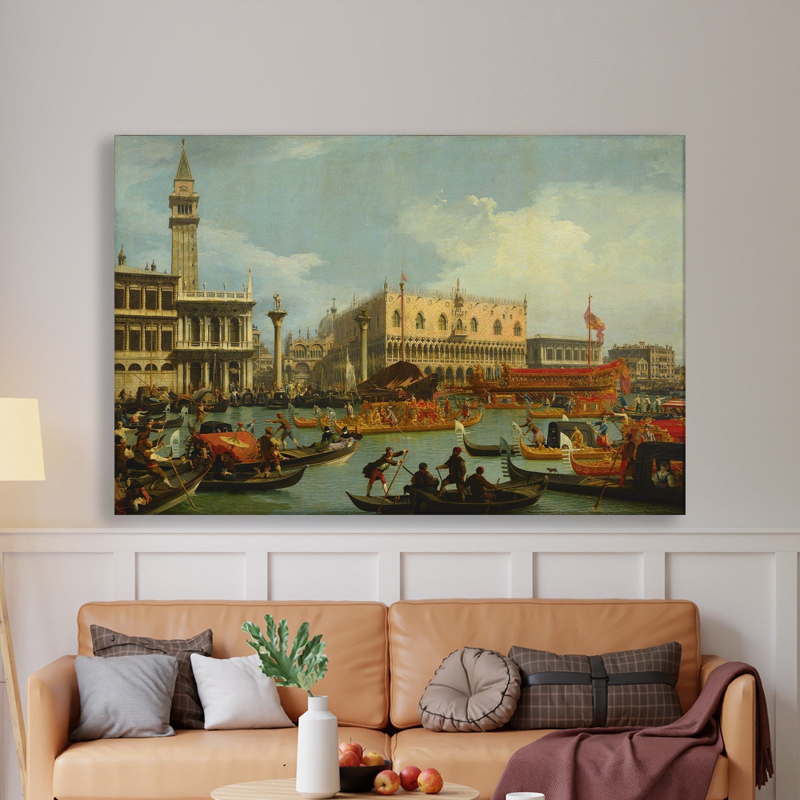 Canaletto – Venedik Bucentaur Kanvas Tablo