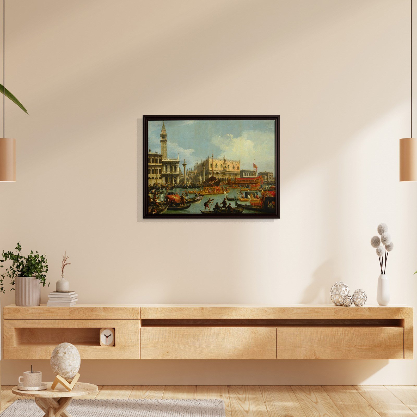 Canaletto – Venedik Bucentaur Kanvas Tablo
