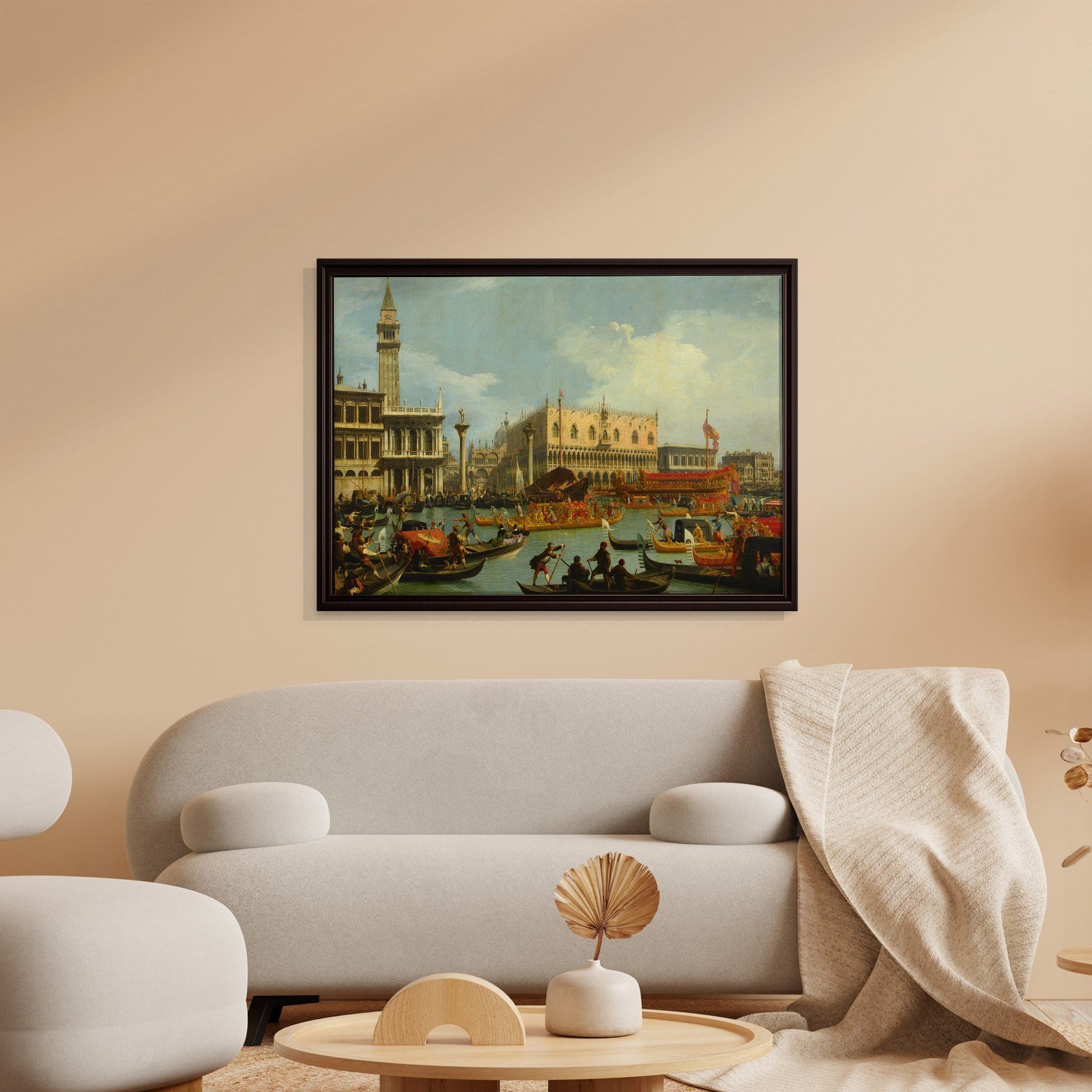 Canaletto – Venedik Bucentaur Kanvas Tablo