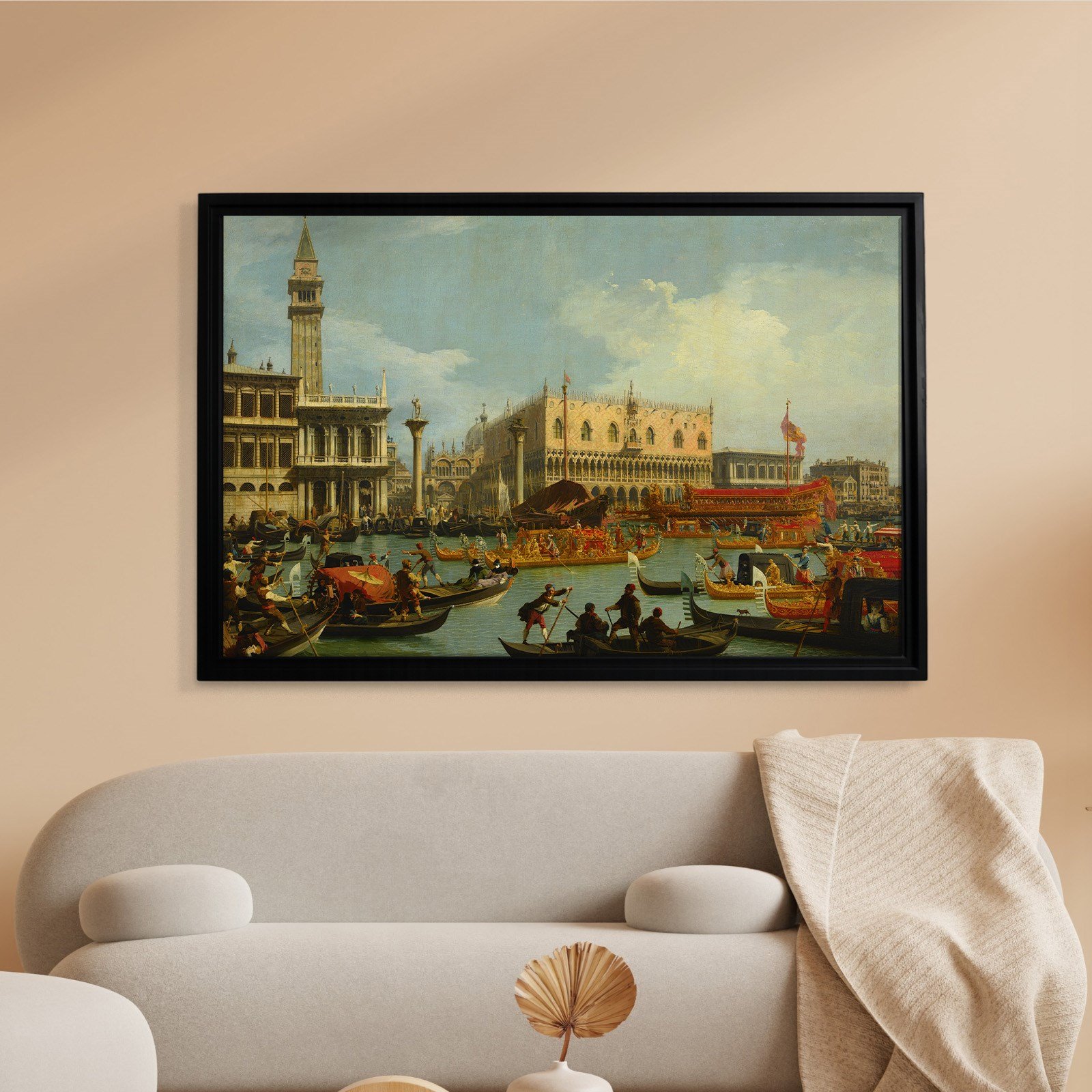 Canaletto – Venedik Bucentaur Kanvas Tablo