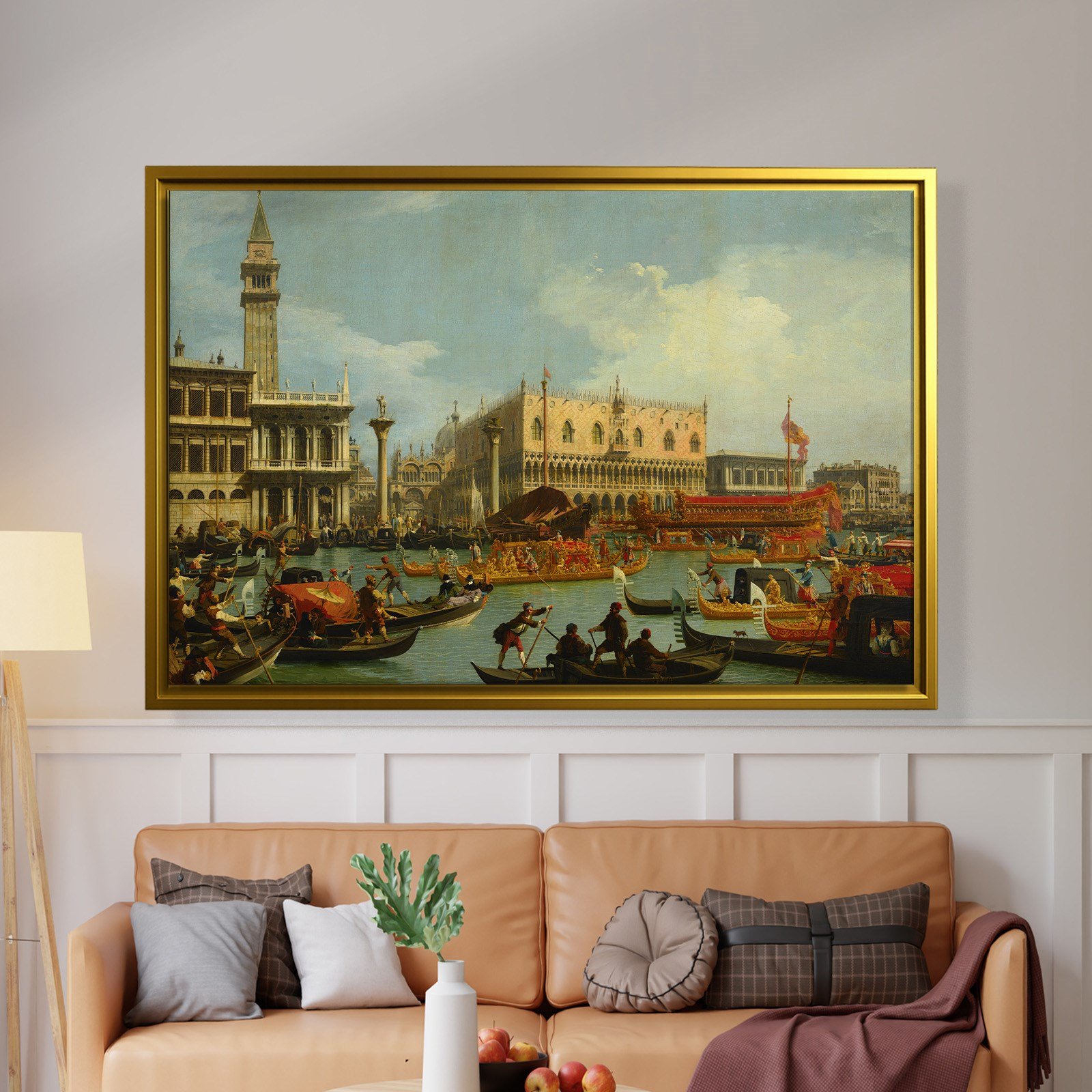 Canaletto – Venedik Bucentaur Kanvas Tablo