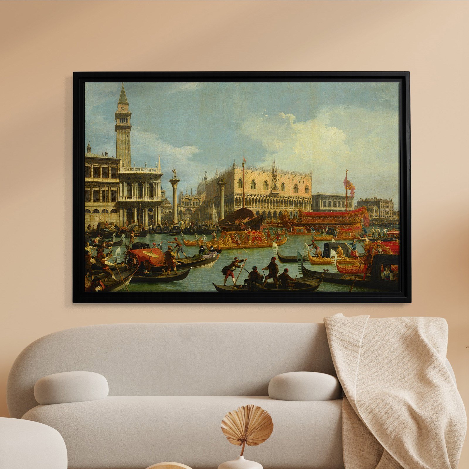 Canaletto – Venedik Bucentaur Kanvas Tablo