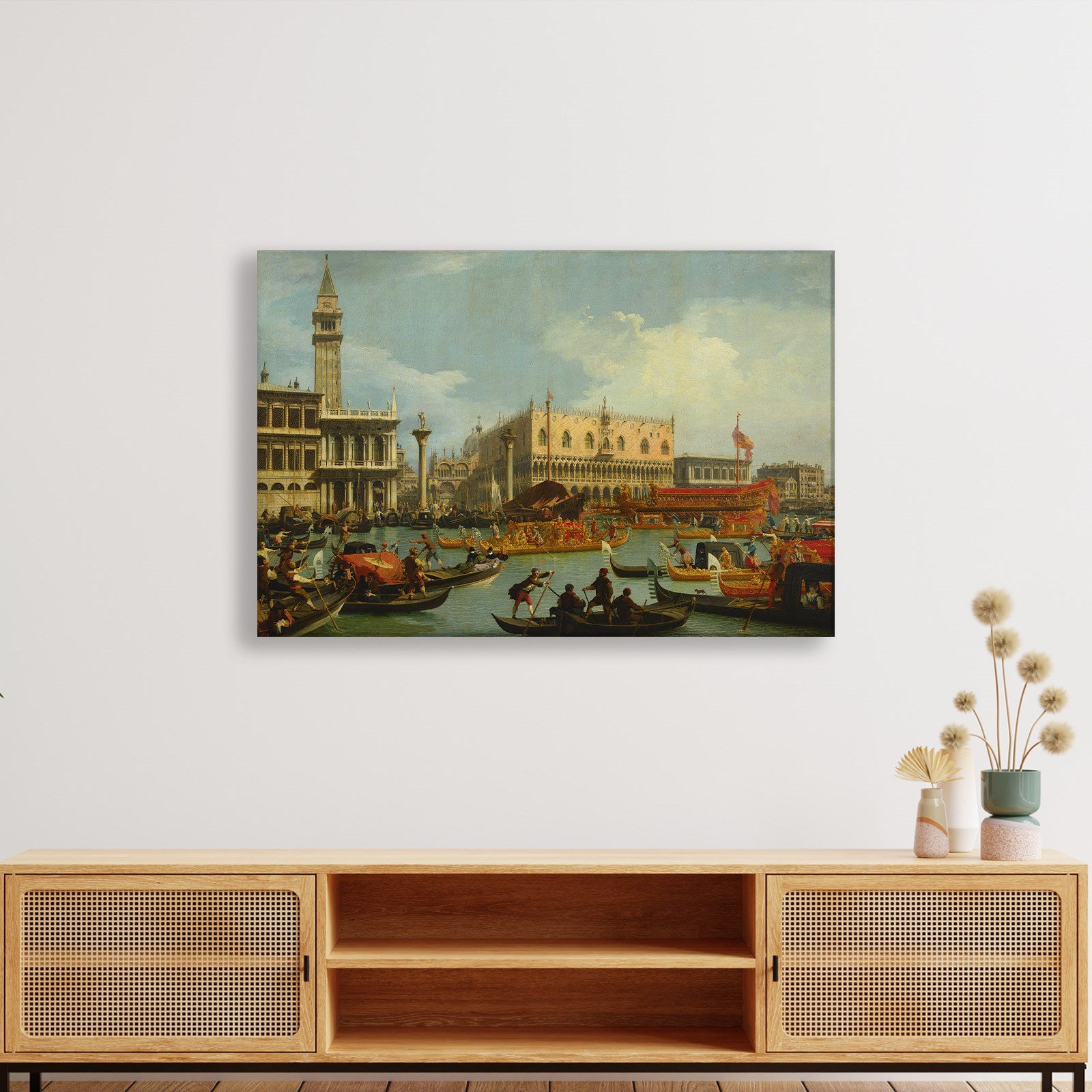 Canaletto – Venedik Bucentaur Kanvas Tablo