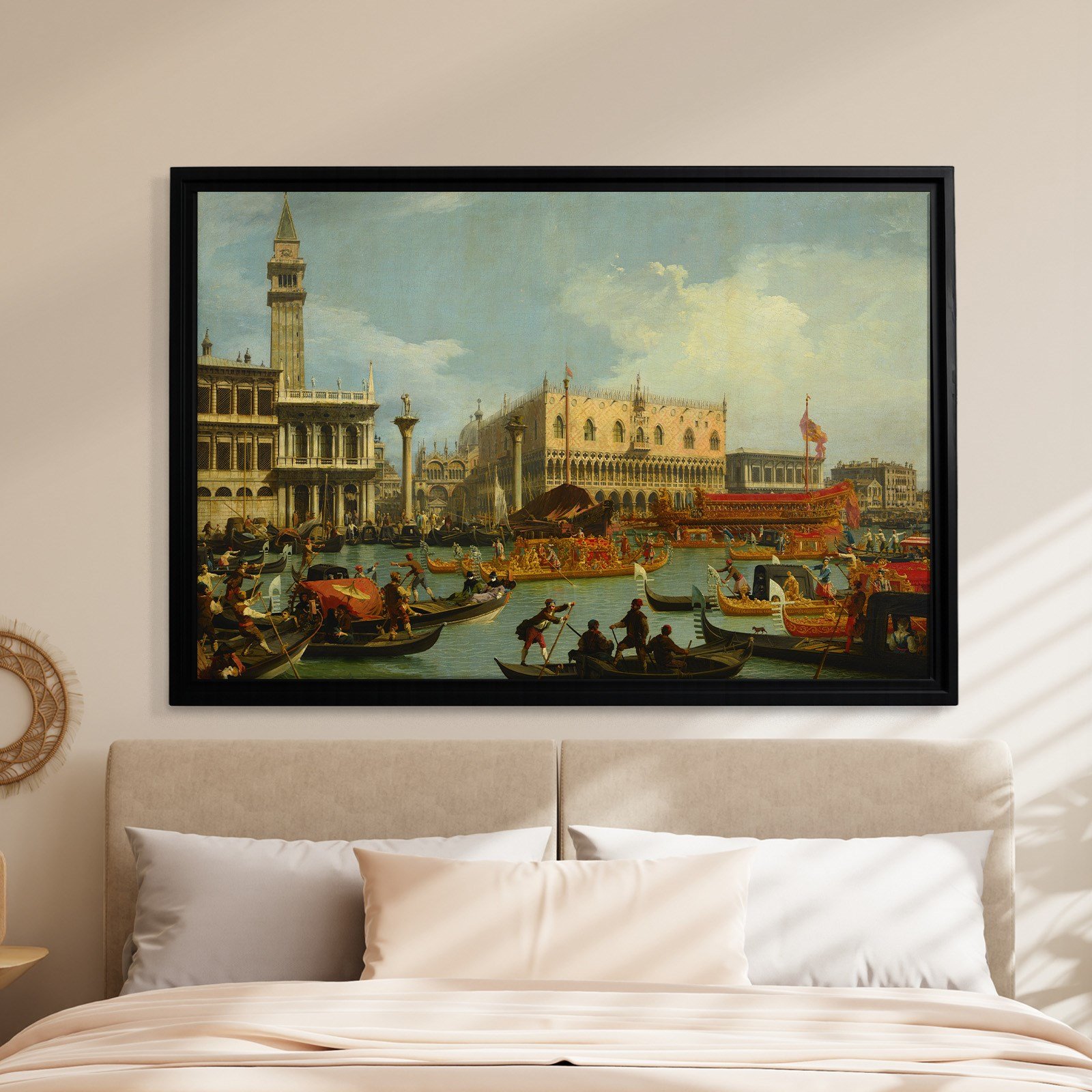 Canaletto – Venedik Bucentaur Kanvas Tablo