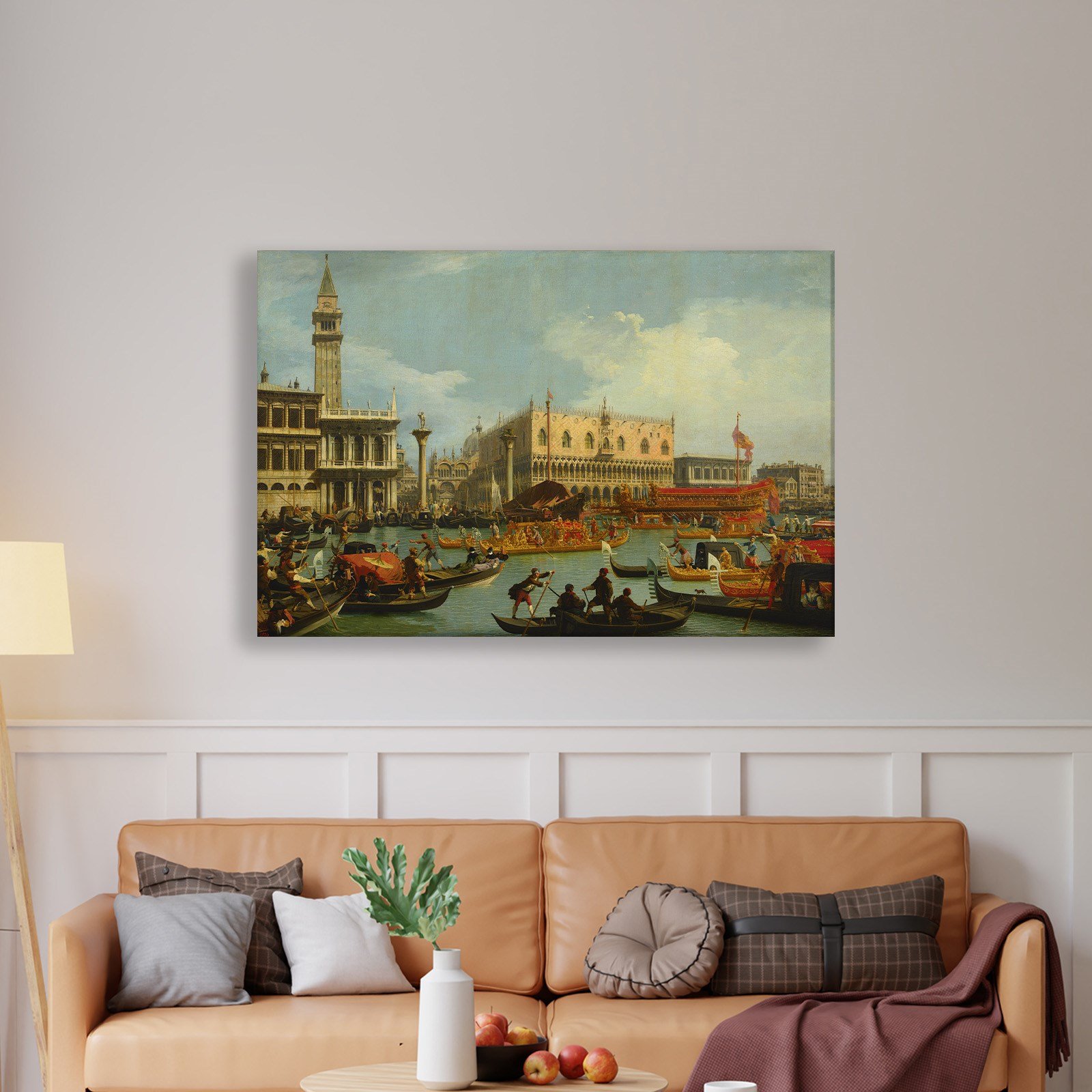Canaletto – Venedik Bucentaur Kanvas Tablo