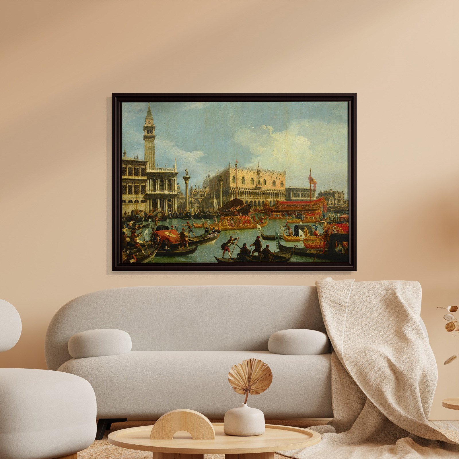 Canaletto – Venedik Bucentaur Kanvas Tablo