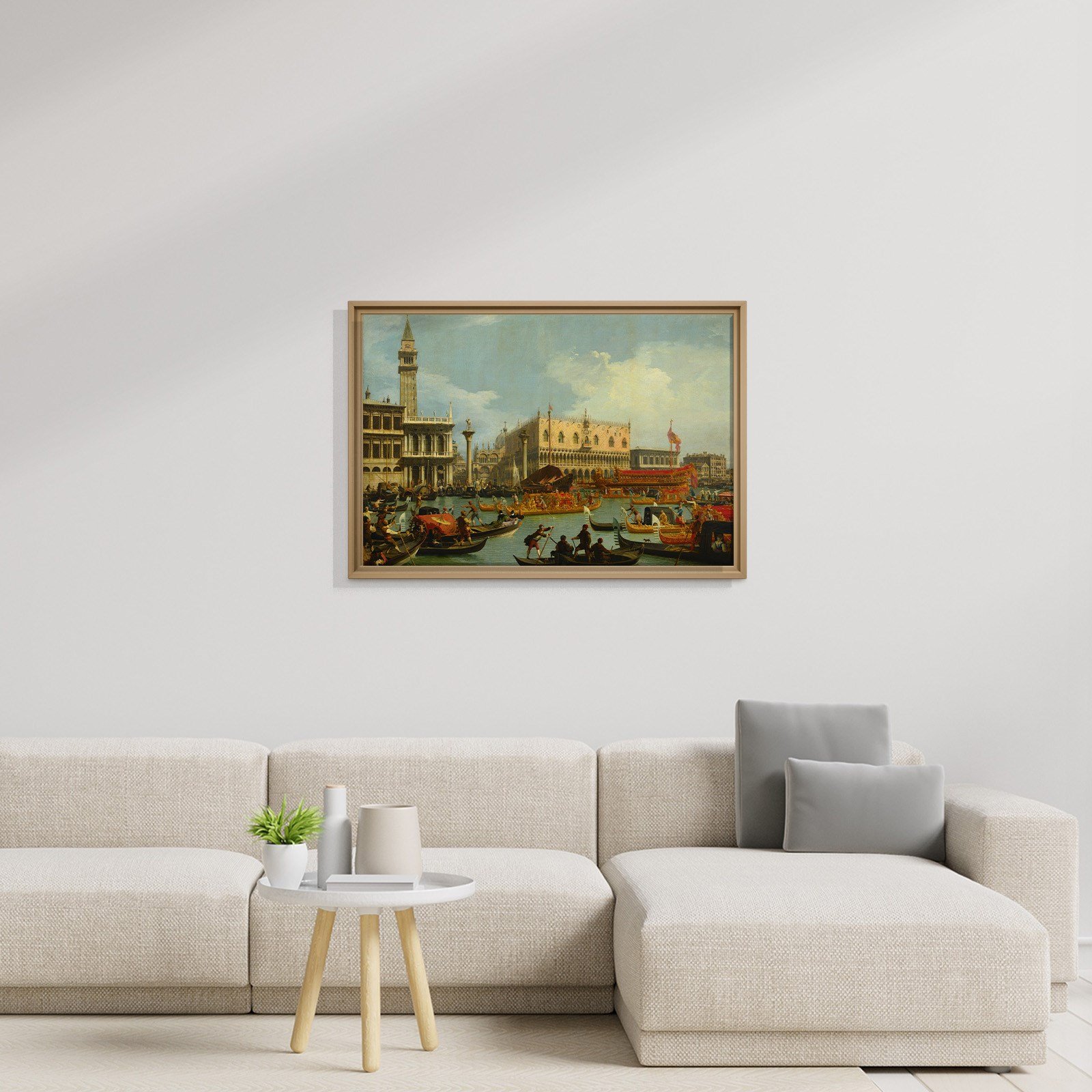 Canaletto – Venedik Bucentaur Kanvas Tablo