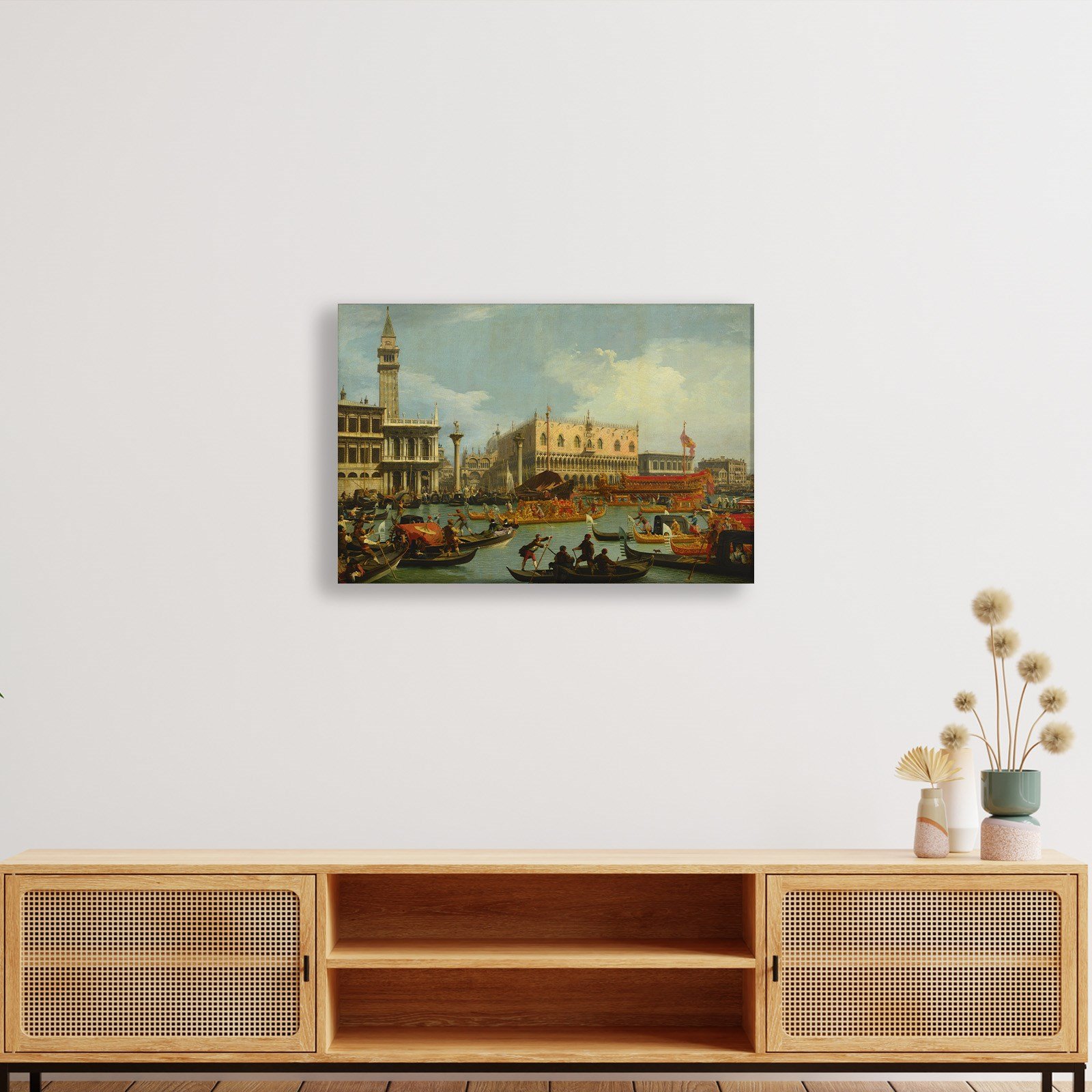 Canaletto – Venedik Bucentaur Kanvas Tablo