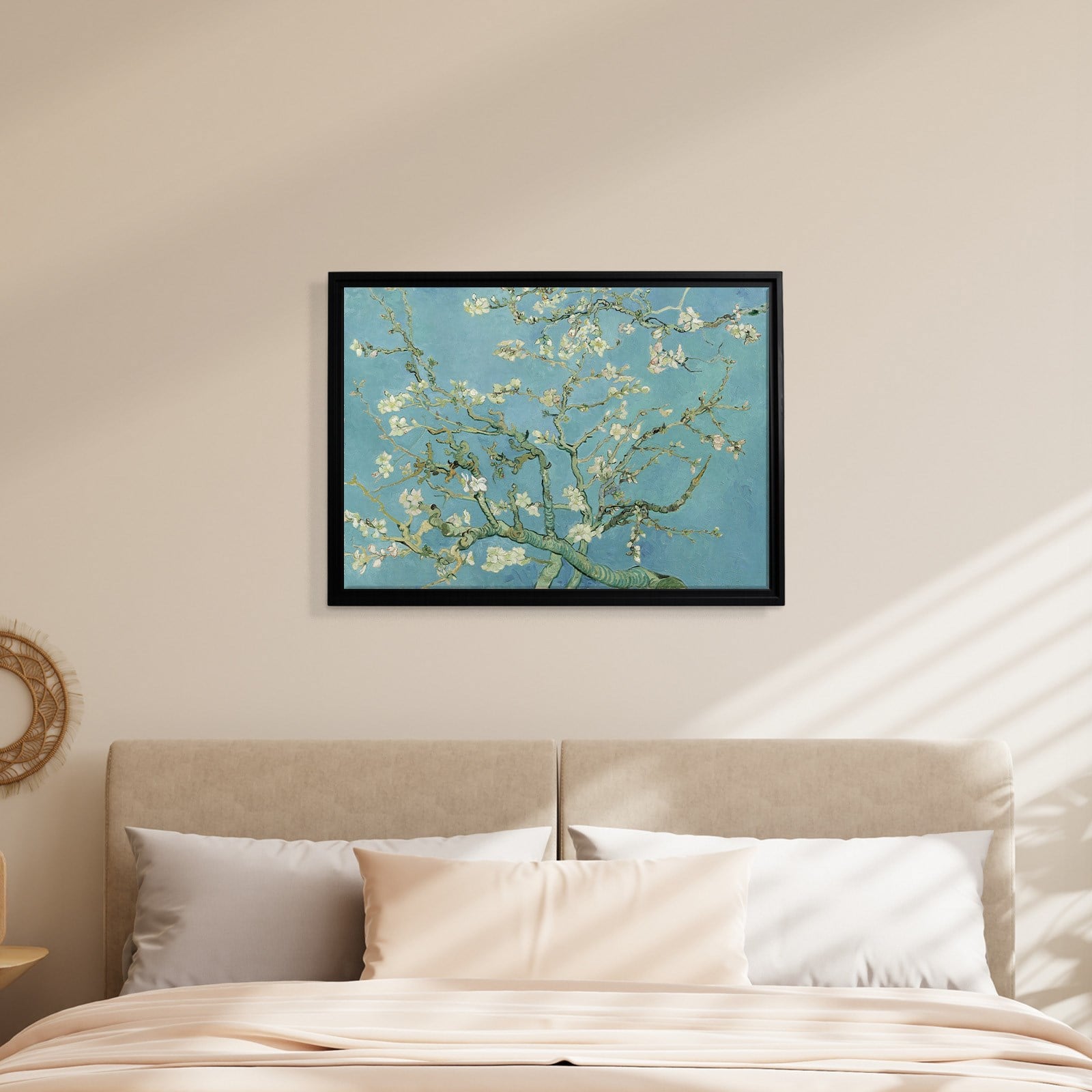 Çiçek Açan Badem Ağacı - Almond Blossom -Mavi -Vincent van Gogh