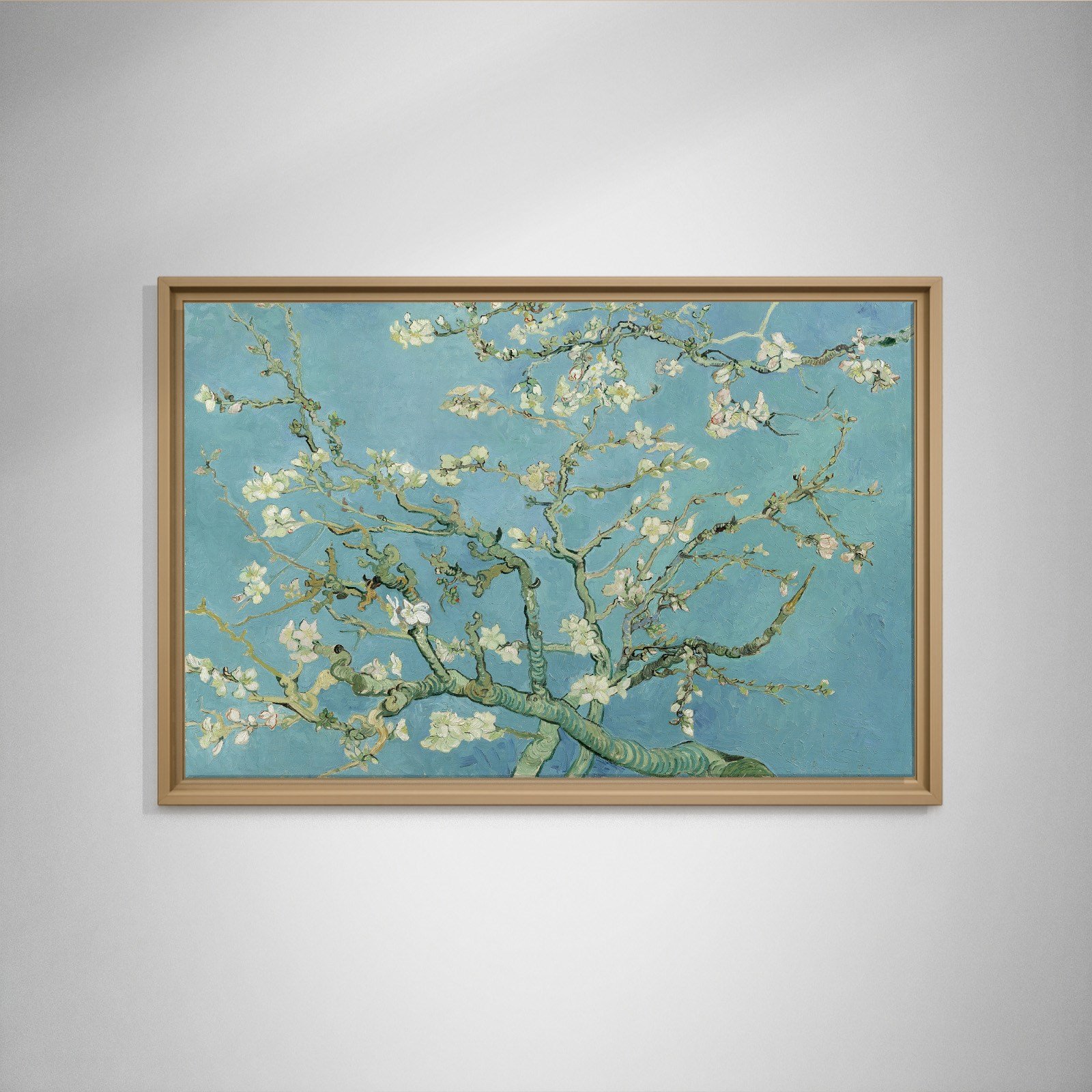 Çiçek Açan Badem Ağacı - Almond Blossom -Mavi -Vincent van Gogh