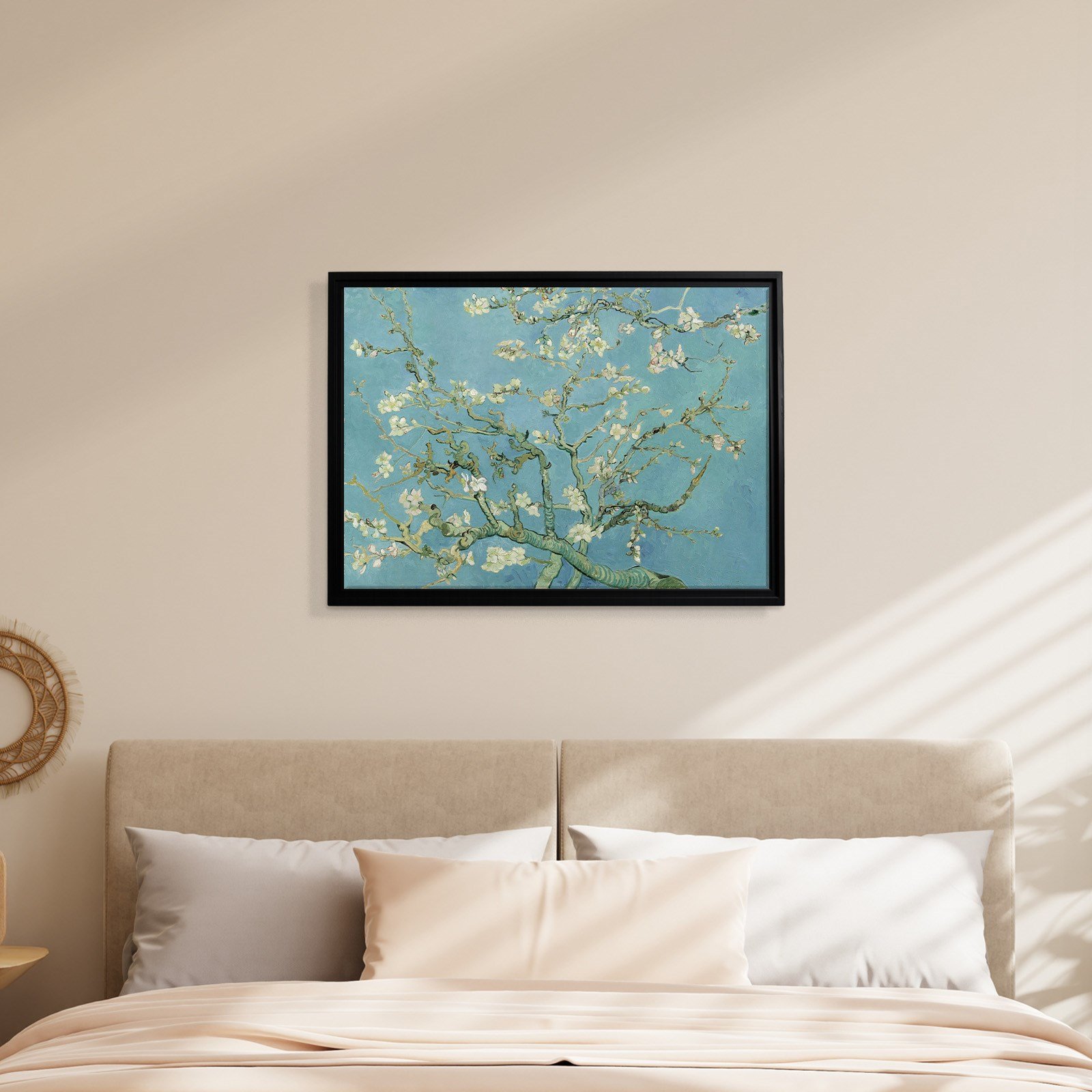 Çiçek Açan Badem Ağacı - Almond Blossom -Mavi -Vincent van Gogh