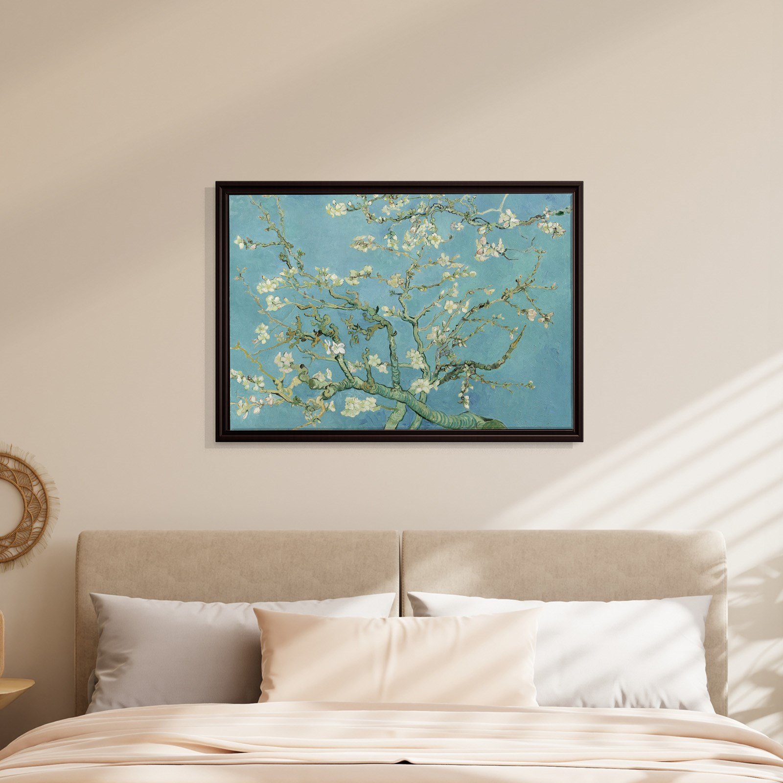 Çiçek Açan Badem Ağacı - Almond Blossom -Mavi -Vincent van Gogh