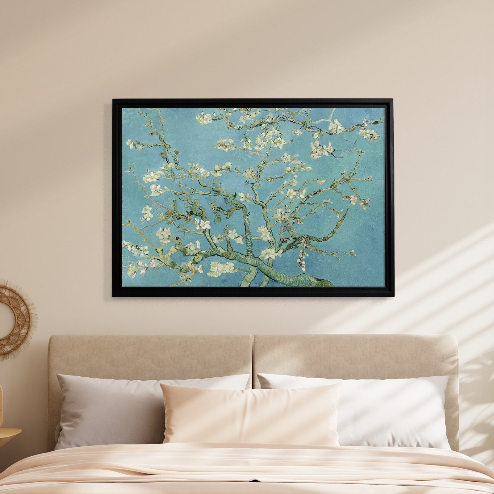 Çiçek Açan Badem Ağacı - Almond Blossom -Mavi -Vincent van Gogh