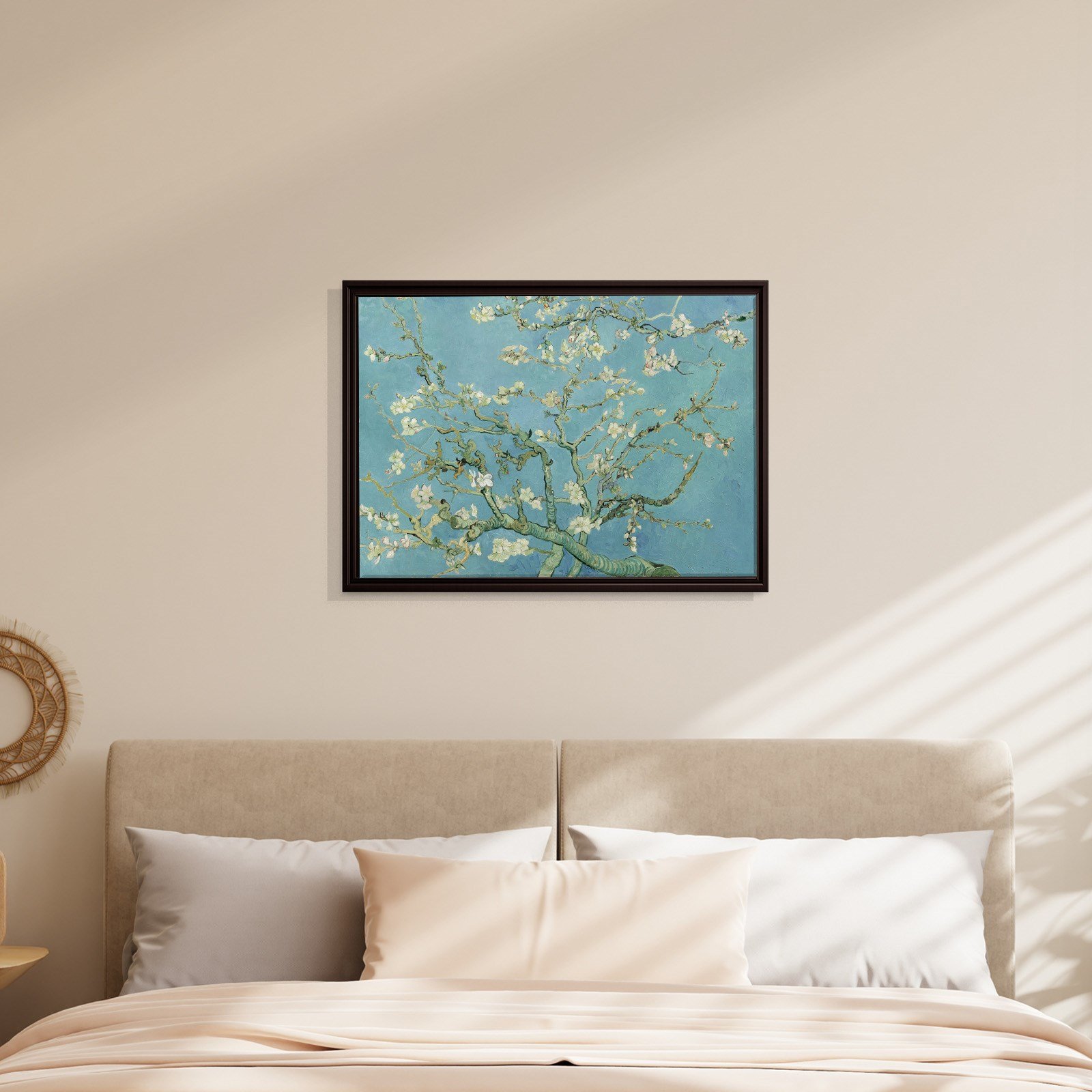 Çiçek Açan Badem Ağacı - Almond Blossom -Mavi -Vincent van Gogh