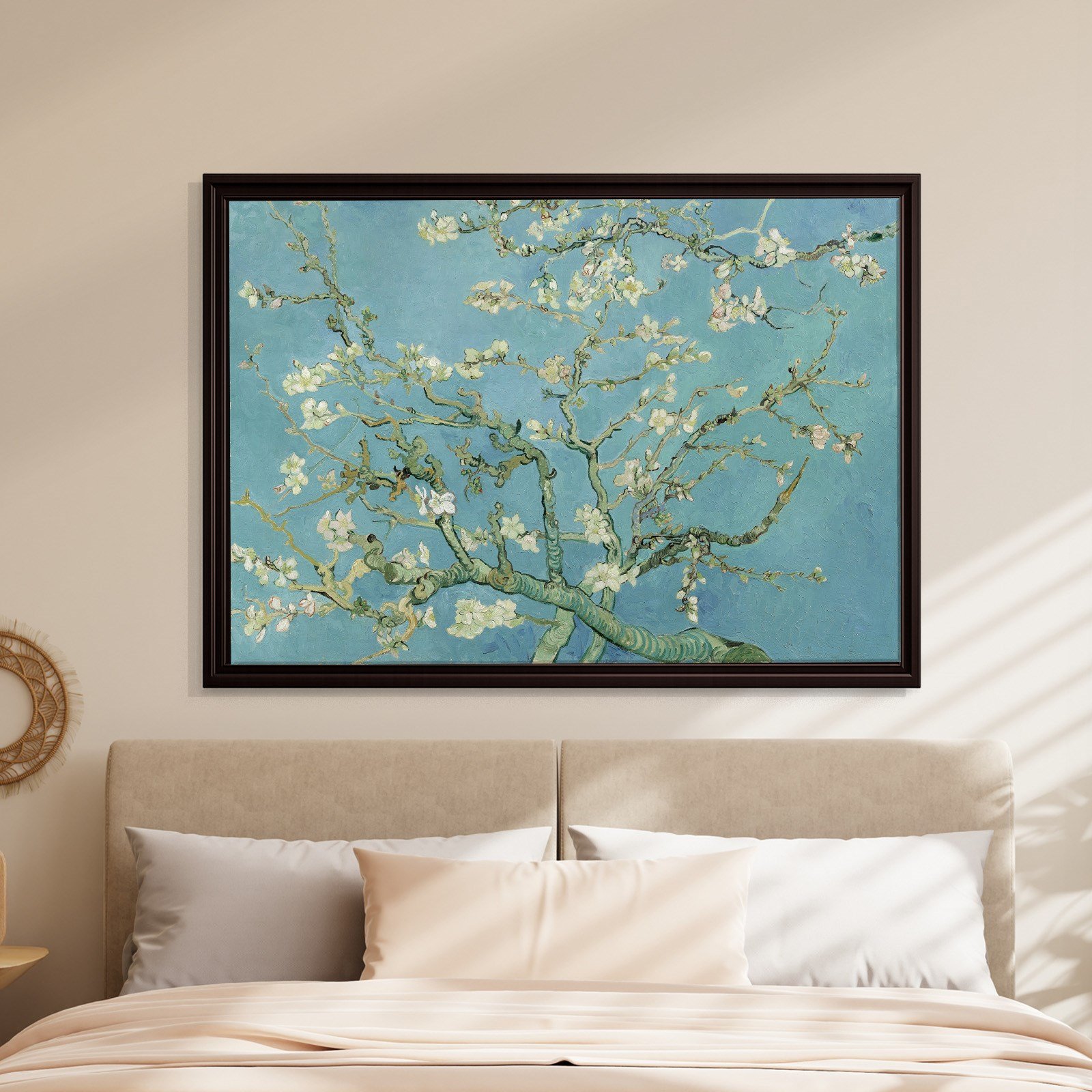 Çiçek Açan Badem Ağacı - Almond Blossom -Mavi -Vincent van Gogh