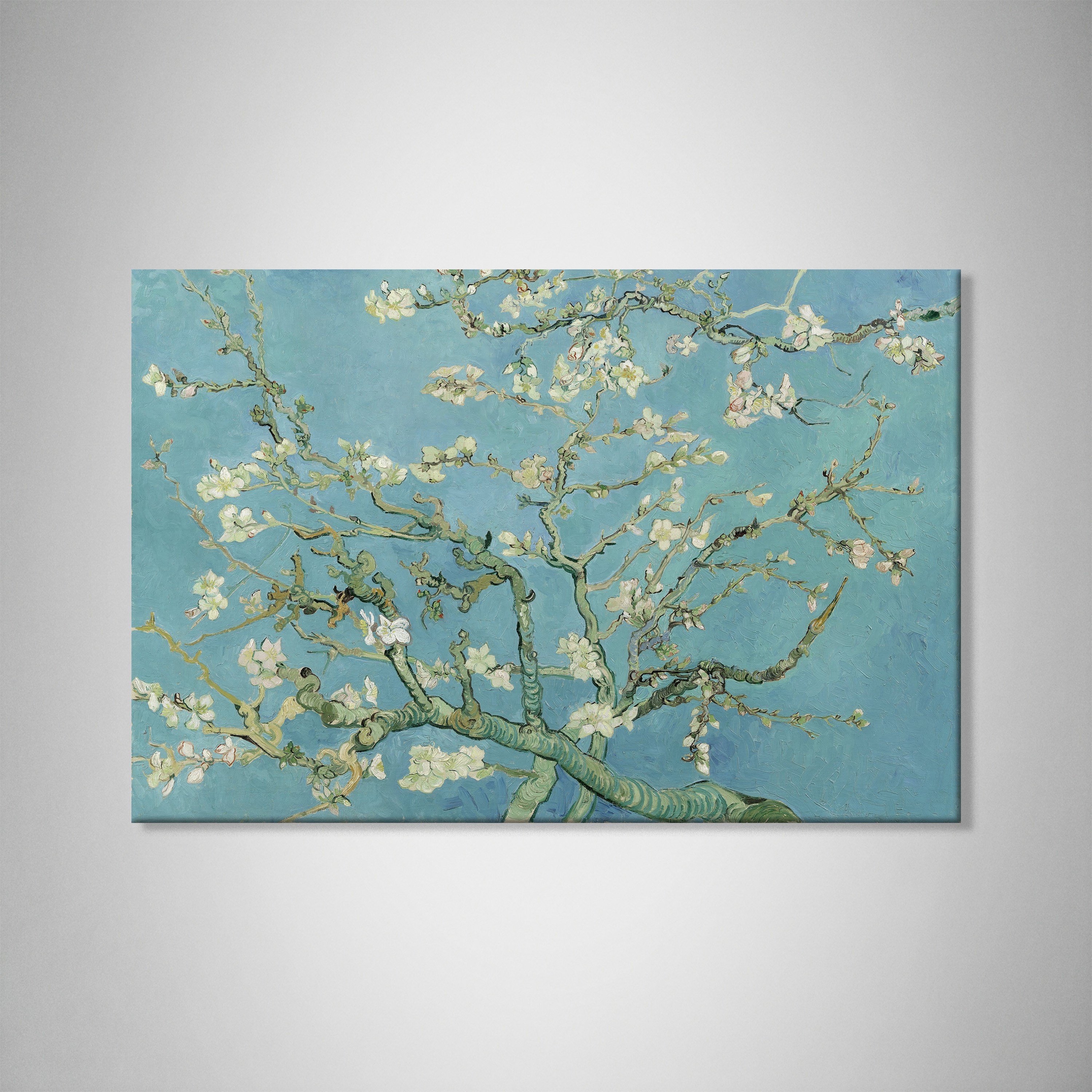 Çiçek Açan Badem Ağacı - Almond Blossom -Mavi -Vincent van Gogh