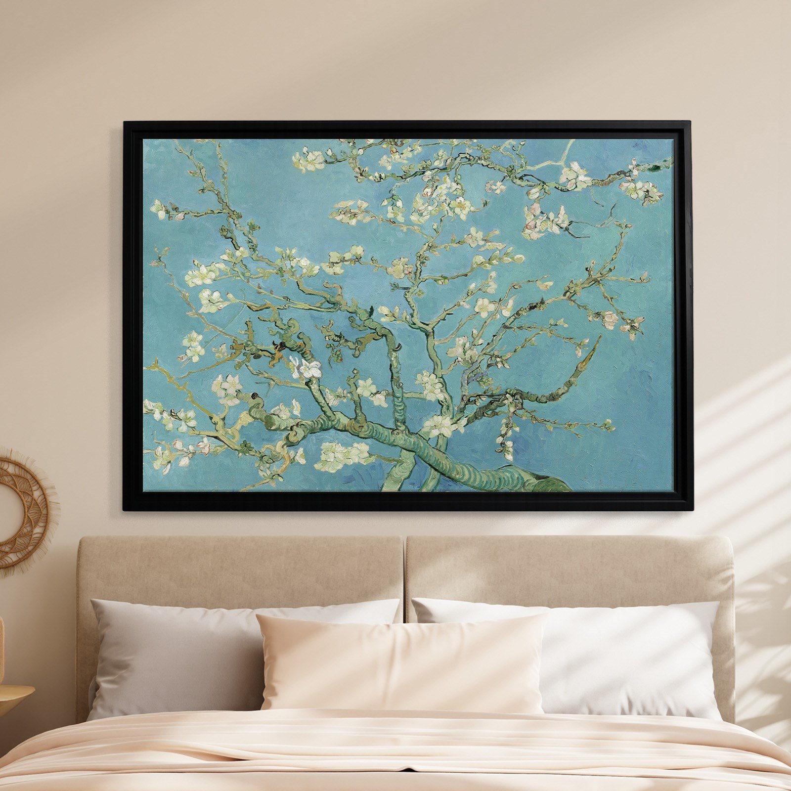 Çiçek Açan Badem Ağacı - Almond Blossom -Mavi -Vincent van Gogh