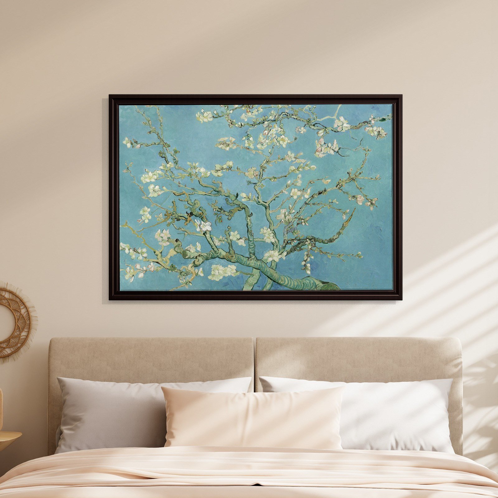 Çiçek Açan Badem Ağacı - Almond Blossom -Mavi -Vincent van Gogh
