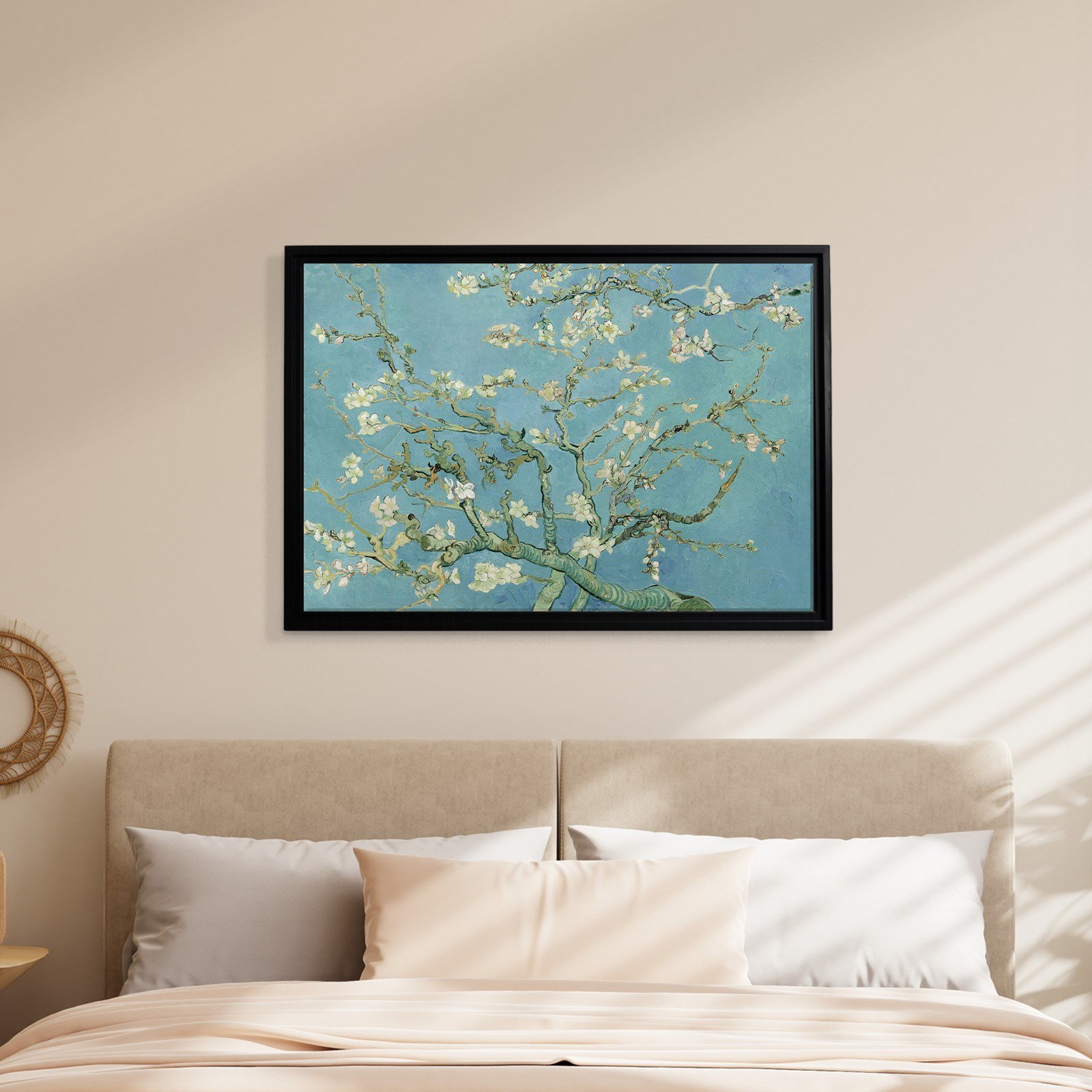 Çiçek Açan Badem Ağacı - Almond Blossom -Mavi -Vincent van Gogh