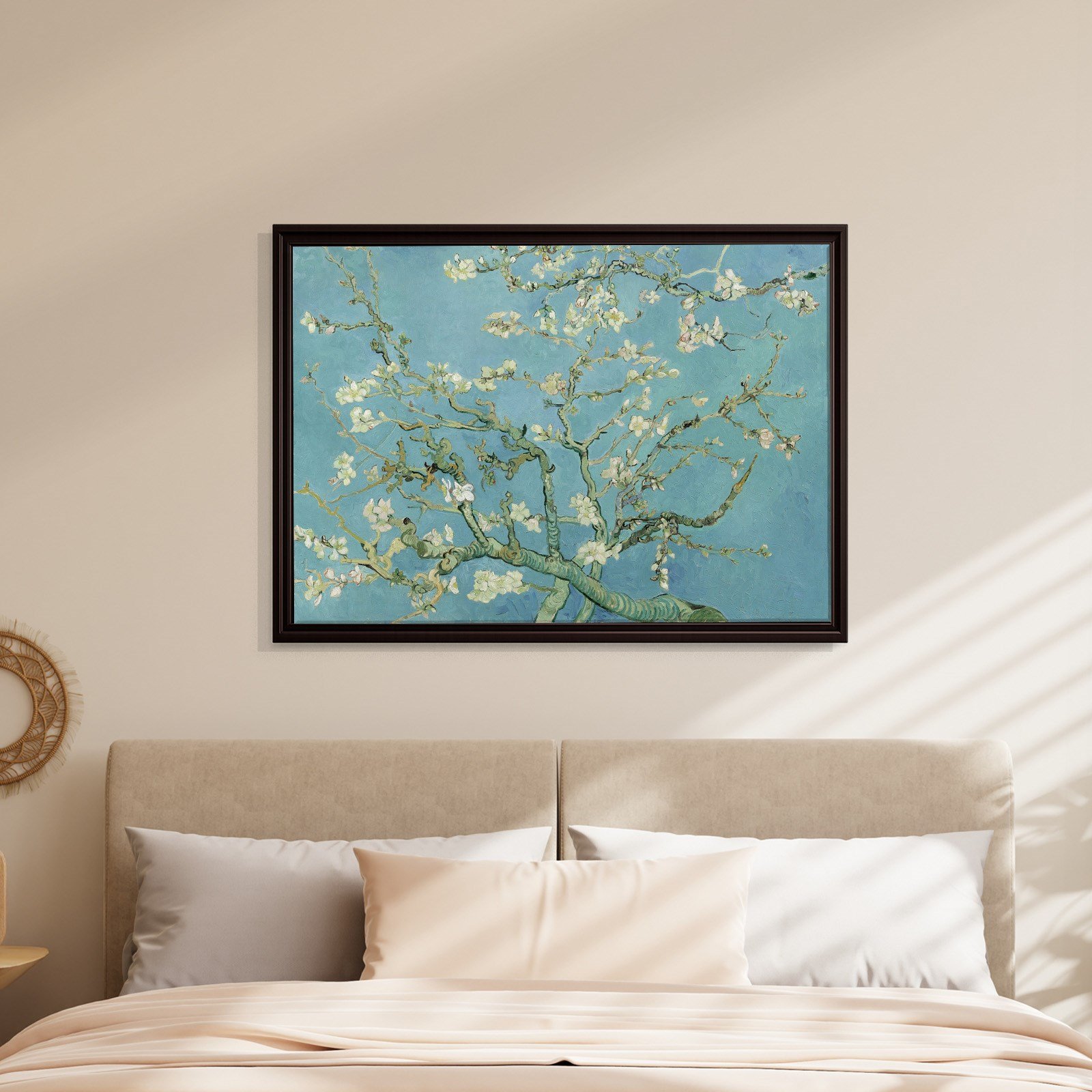 Çiçek Açan Badem Ağacı - Almond Blossom -Mavi -Vincent van Gogh