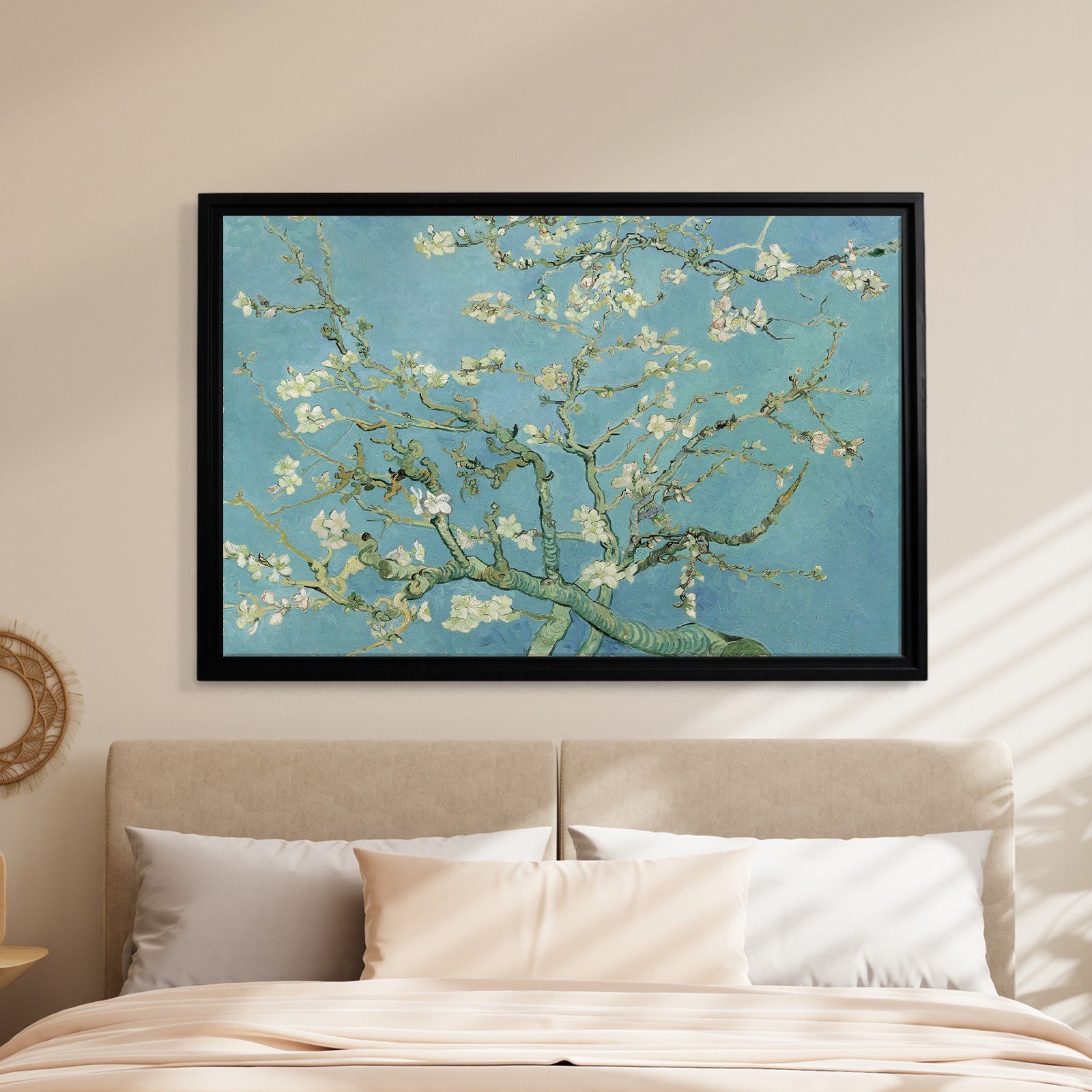 Çiçek Açan Badem Ağacı - Almond Blossom -Mavi -Vincent van Gogh