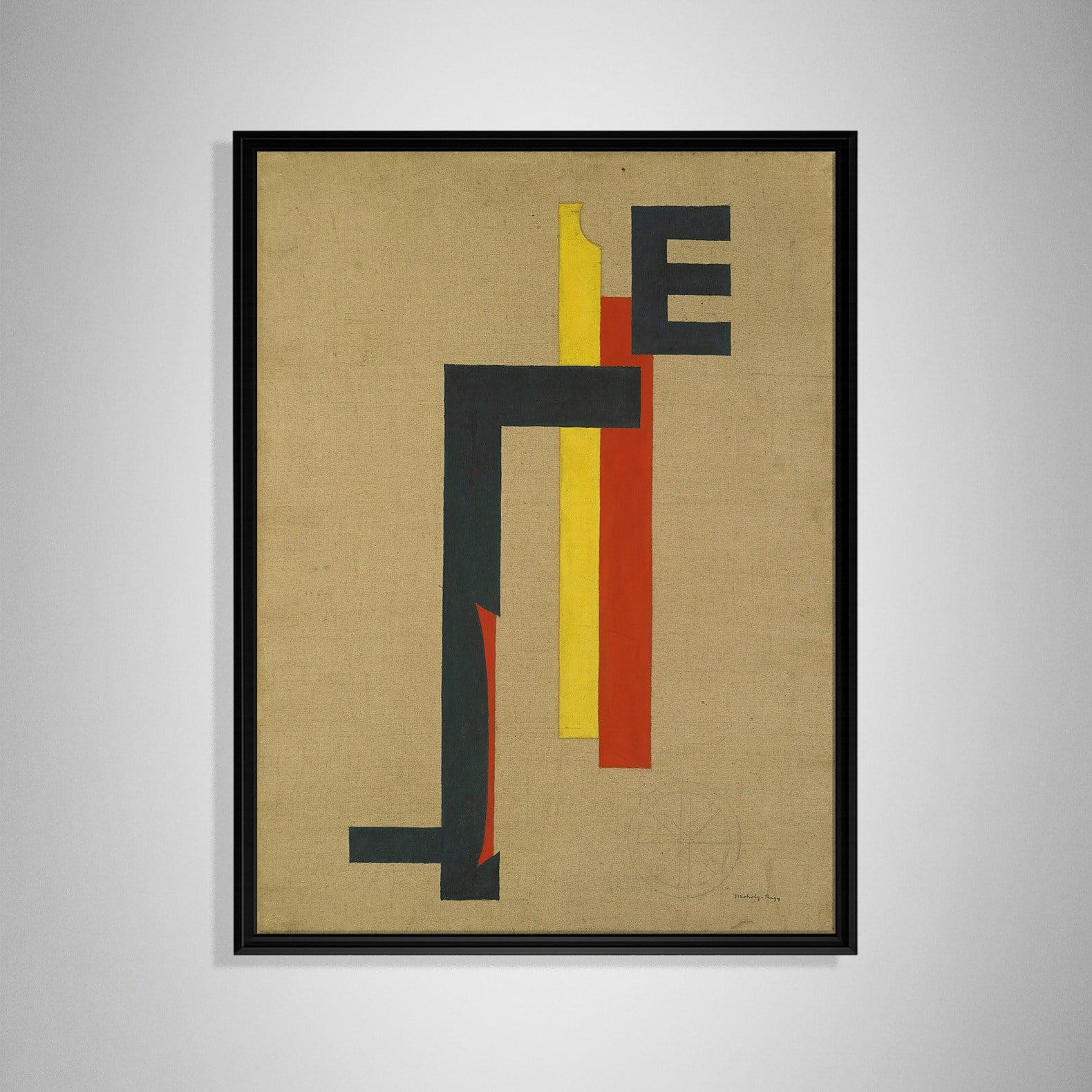 E-Bild (E Picture) 1921 Kanvas Tablo – El Lissitzky Soyut Geometrik Modern Sanat Baskısı