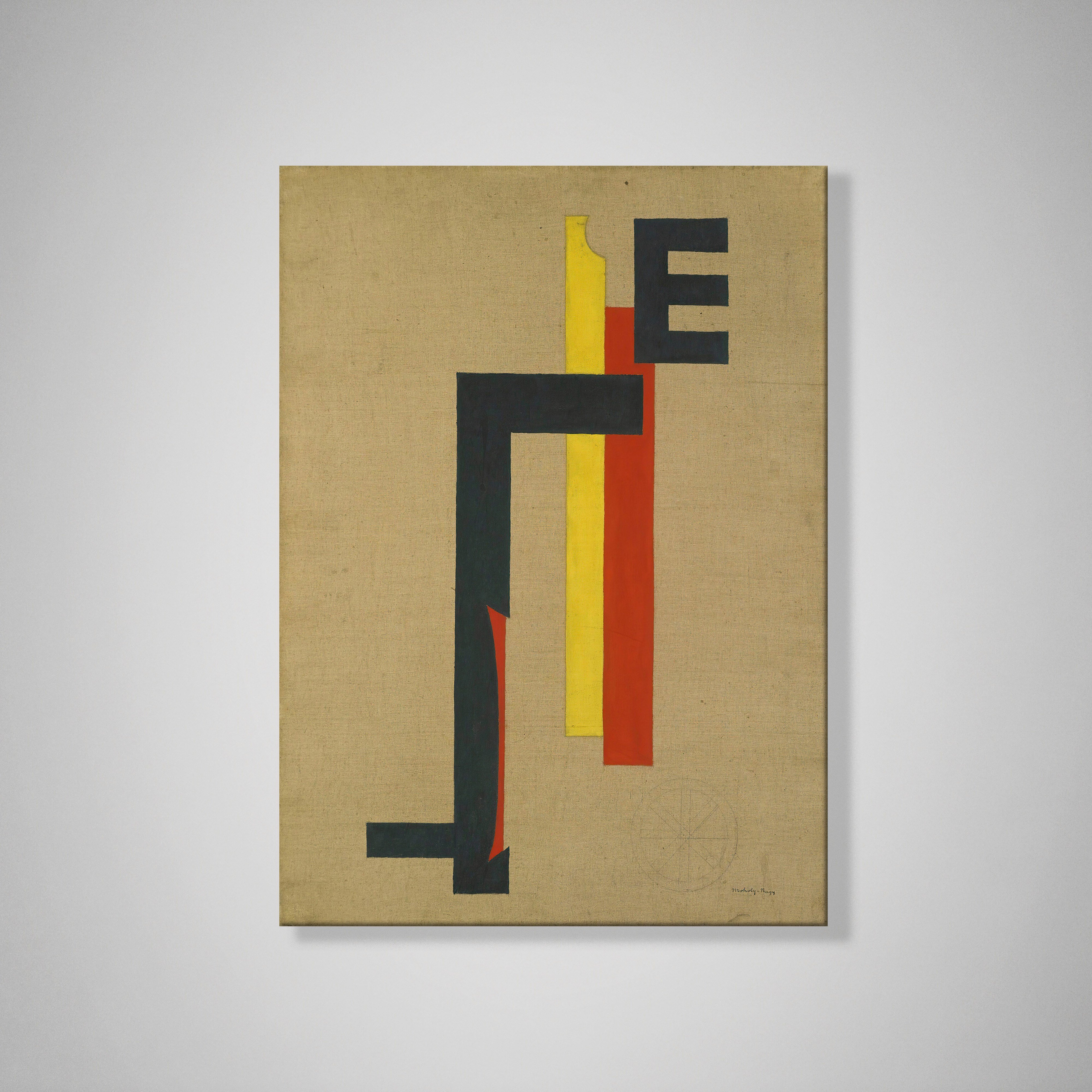 E-Bild (E Picture) 1921 Kanvas Tablo – El Lissitzky Soyut Geometrik Modern Sanat Baskısı