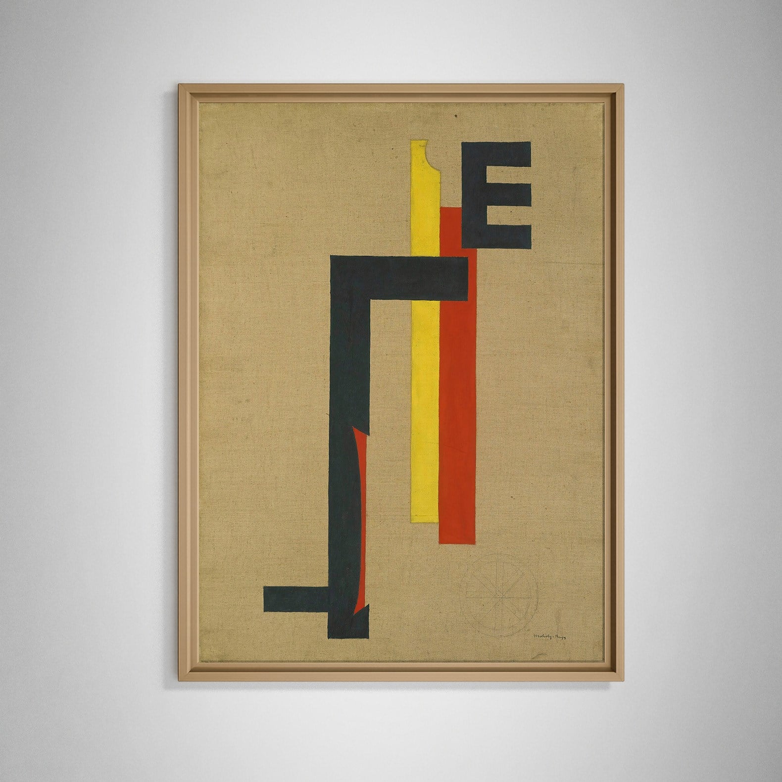 E-Bild (E Picture) 1921 Kanvas Tablo – El Lissitzky Soyut Geometrik Modern Sanat Baskısı
