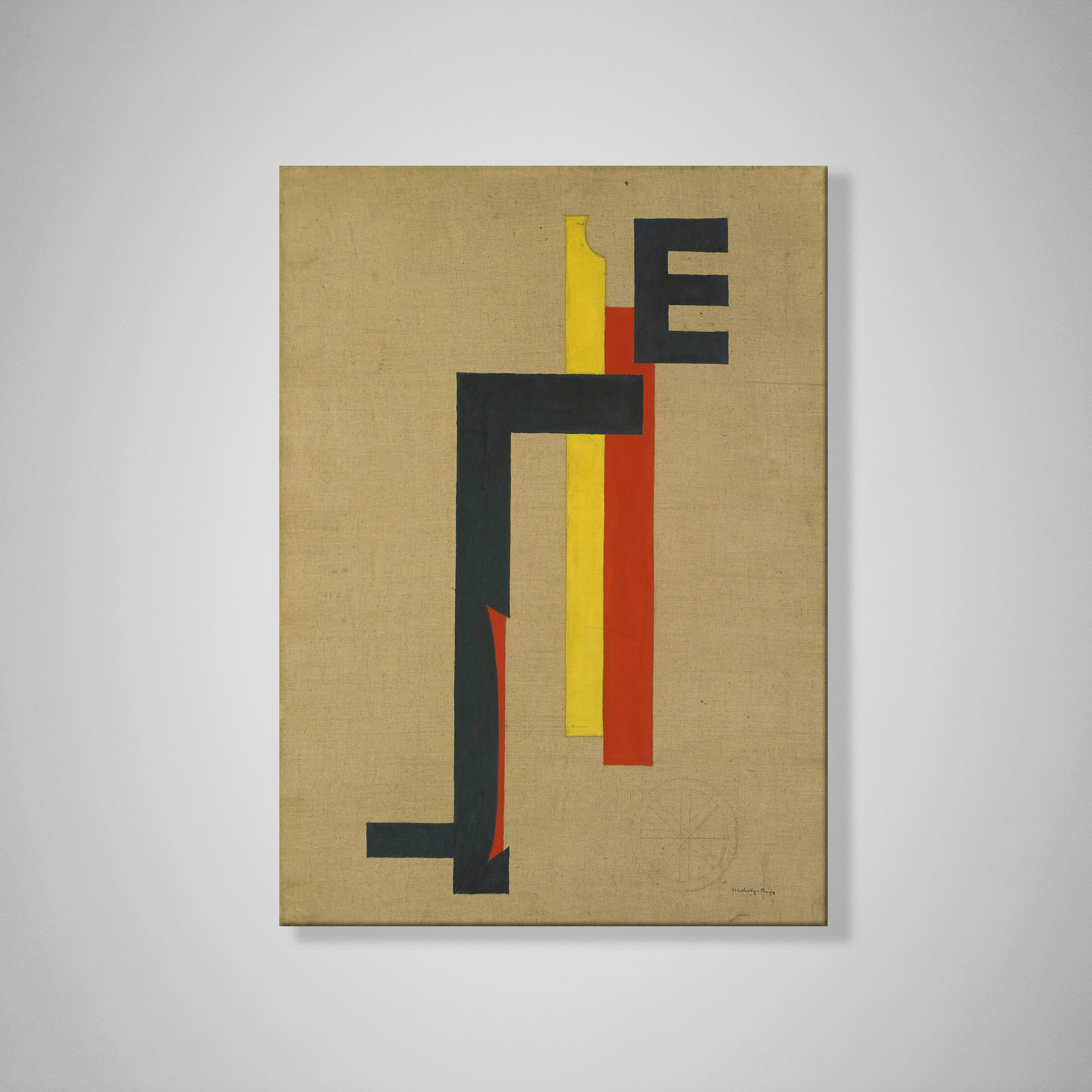 E-Bild (E Picture) 1921 Kanvas Tablo – El Lissitzky Soyut Geometrik Modern Sanat Baskısı