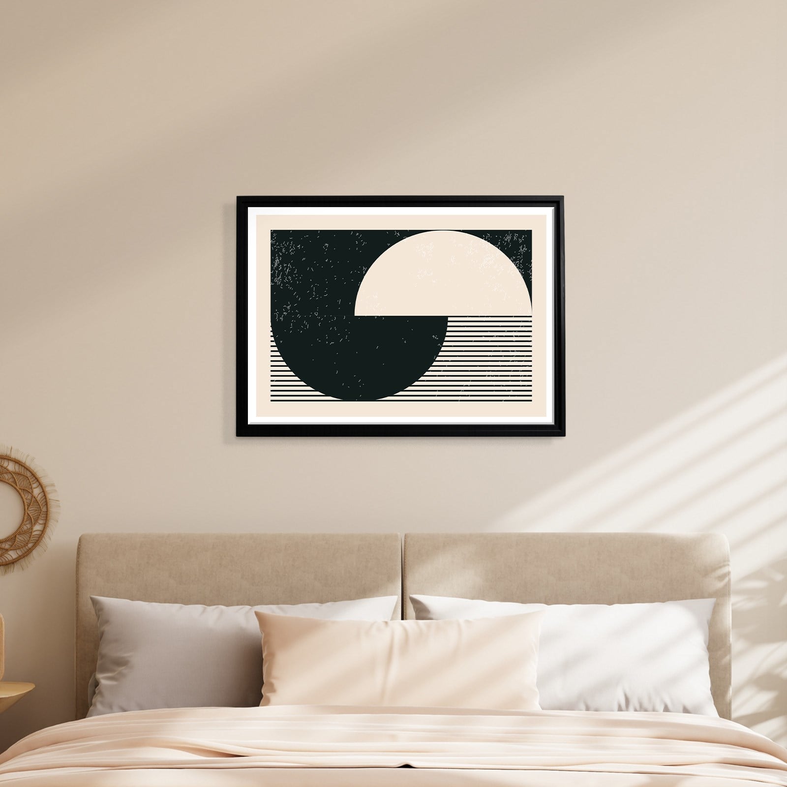 Gece ile Gündüzün Dansı – Bohem Soyut Kanvas Tablo