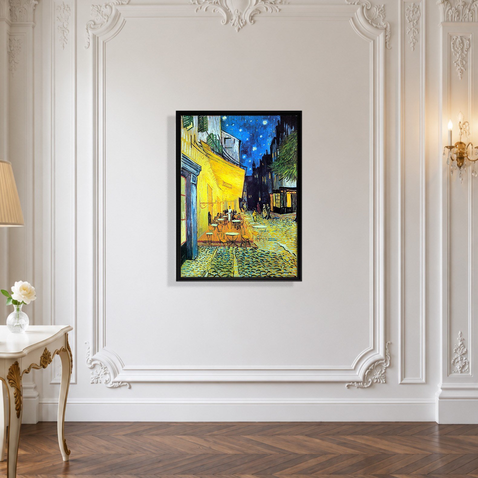 Gece Kafe Terası Kanvas Tablo – Vincent van Gogh Café Terrace at Night Klasik Sanat Eseri
